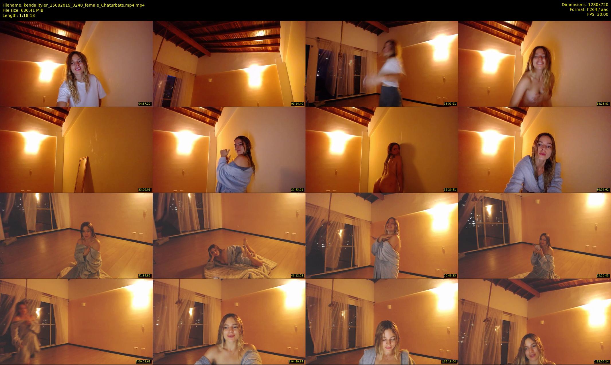 kendalltyler — 79 minute Chaturbate female cam show recording, 720p, Aug 25, 2019