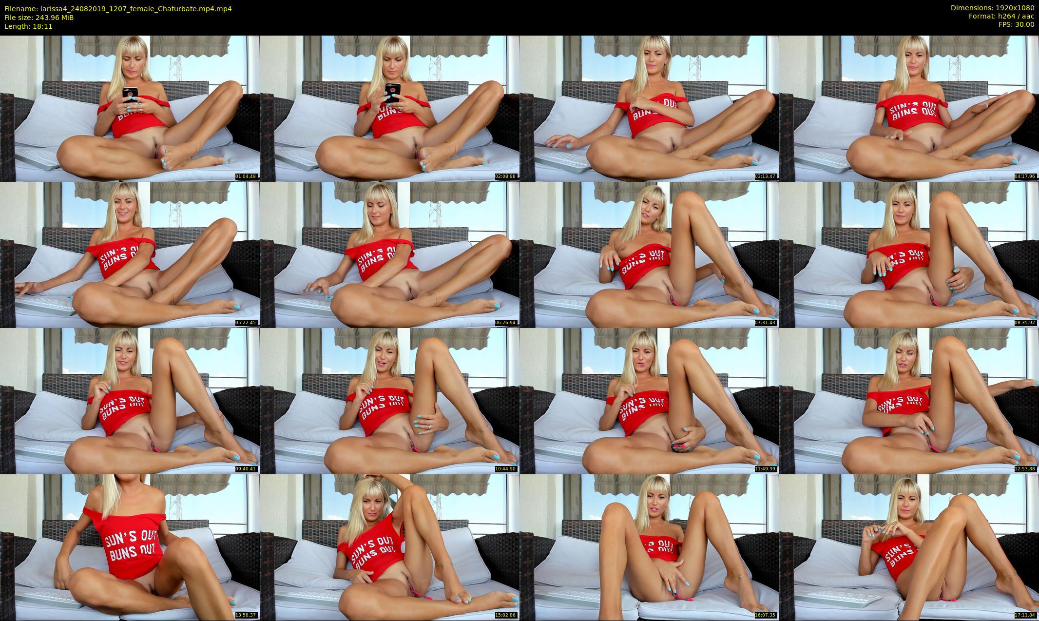 larissa4 — 19 minute Chaturbate female cam show recording, 1080p, Aug 24, 2019
