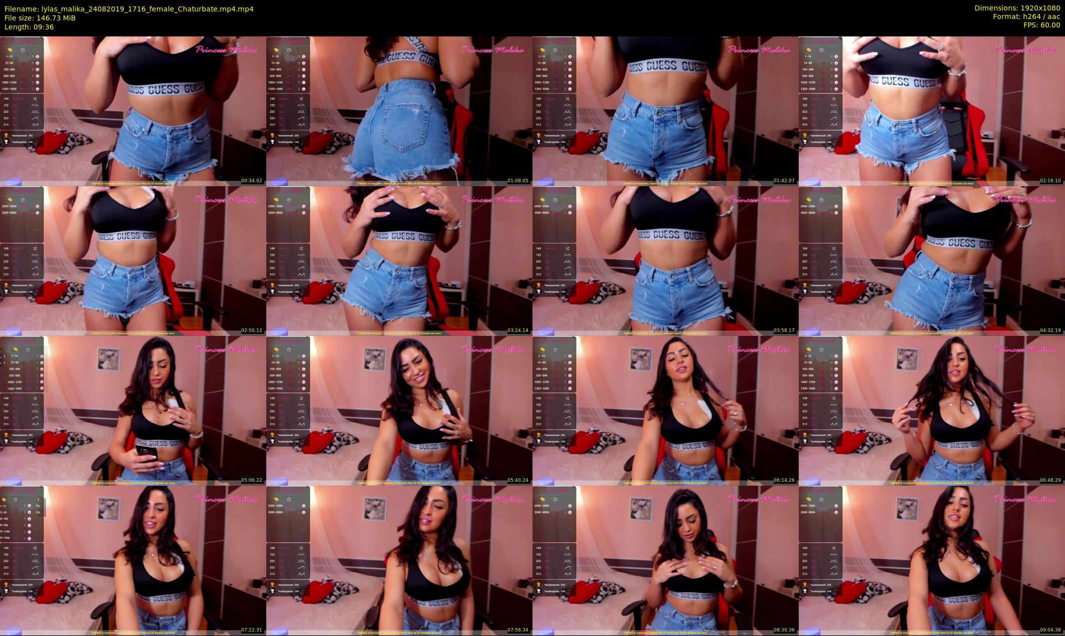 lylas_malika — 10 minute Chaturbate female cam show recording, 1080p, Aug 24, 2019