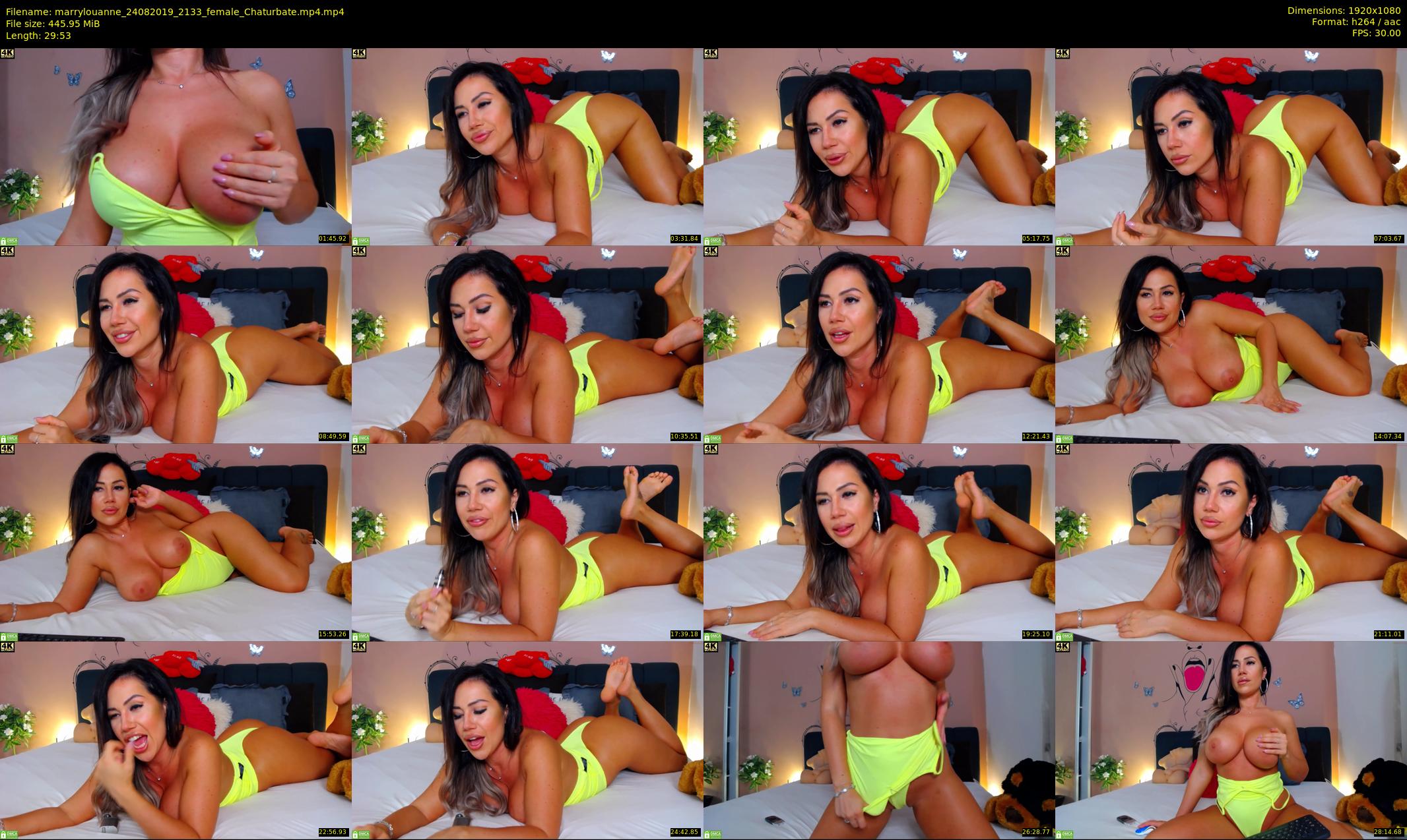 marrylouanne — 30 minute Chaturbate female cam show recording, 1080p, Aug 24, 2019