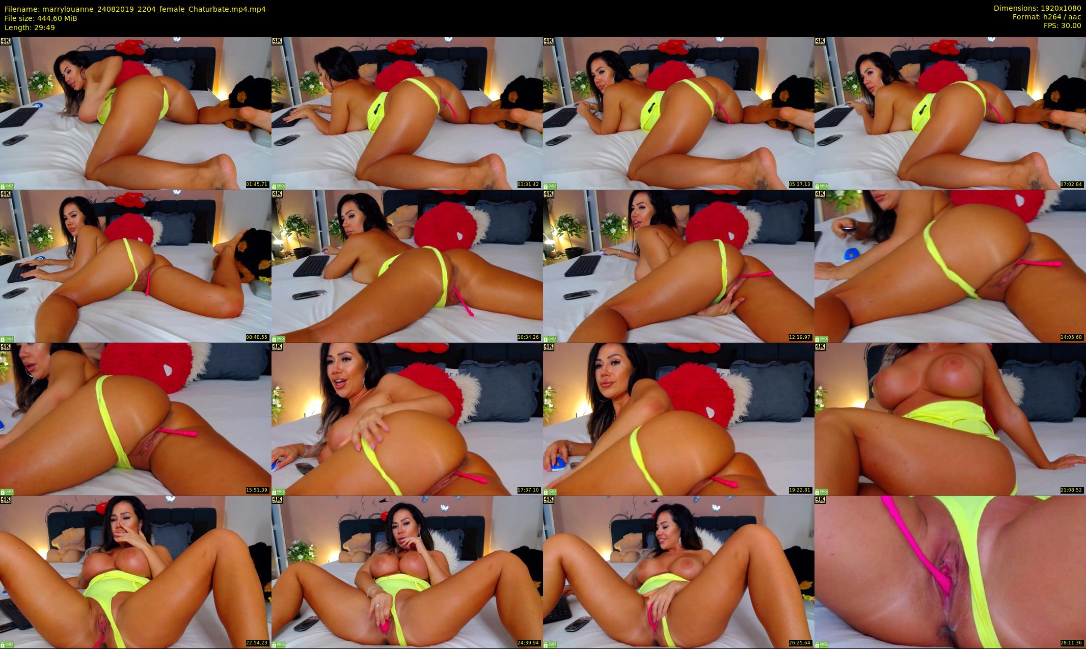 marrylouanne — 30 minute Chaturbate female cam show recording, 1080p, Aug 24, 2019