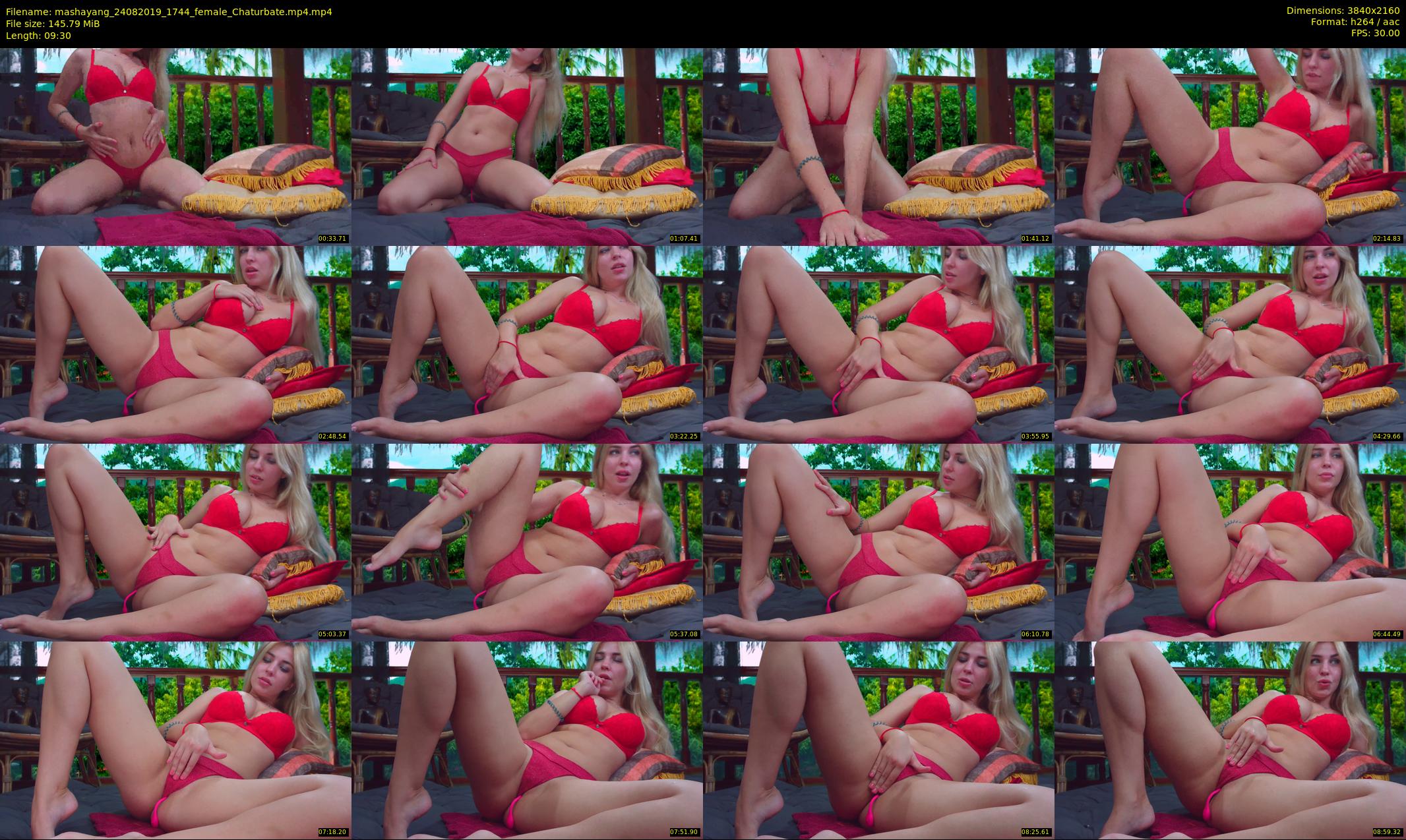 mashayang — 10 minute Chaturbate female cam show recording, 4K, Aug 24, 2019