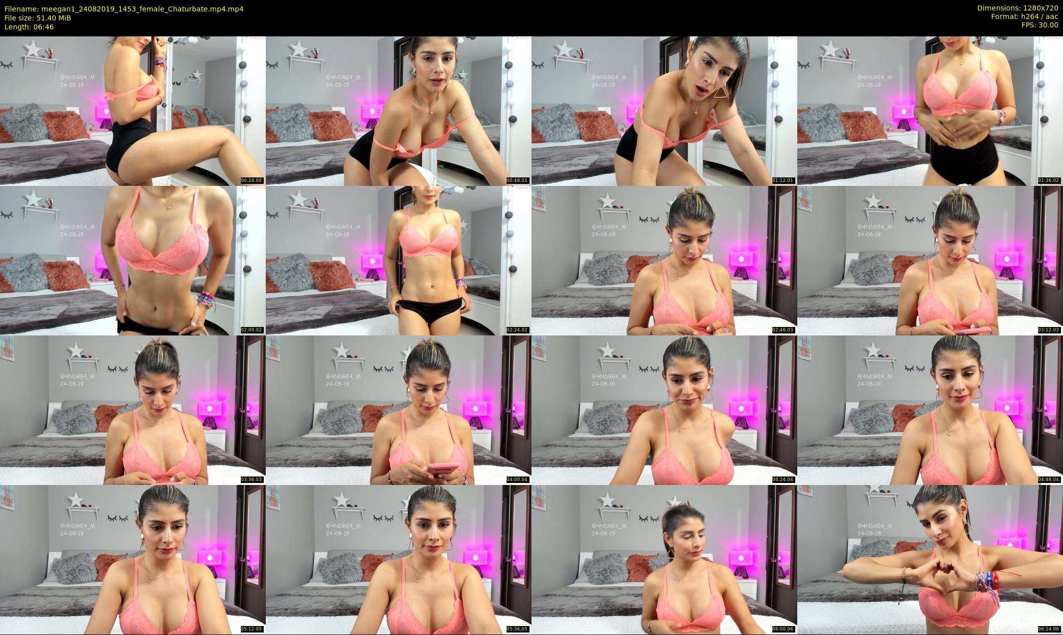 meegan1 — 7 minute Chaturbate female cam show recording, 720p, Aug 24, 2019