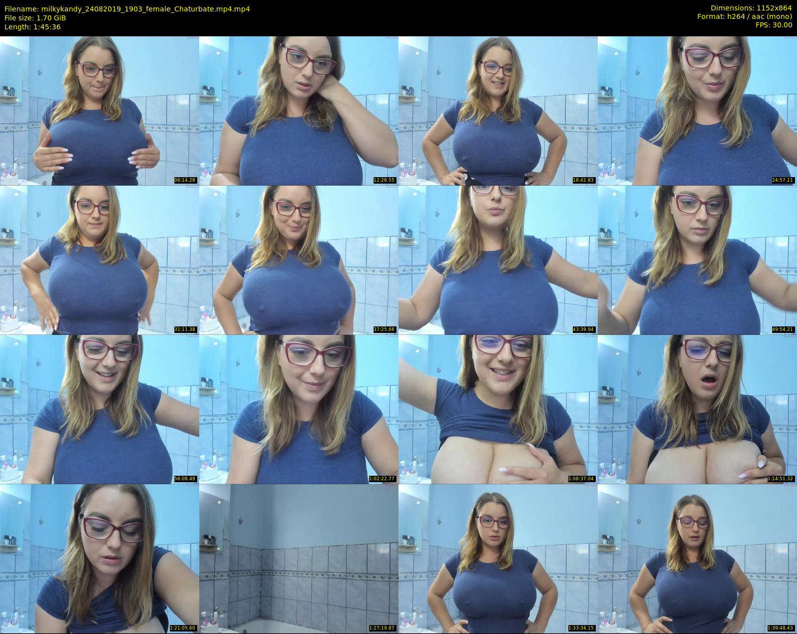milkykandy — 106 minute Chaturbate female cam show recording, 720p, Aug 24, 2019