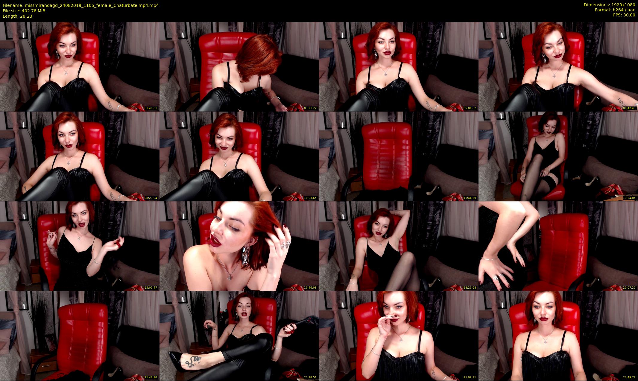 missmirandagd — 29 minute Chaturbate female cam show recording, 1080p, Aug 24, 2019