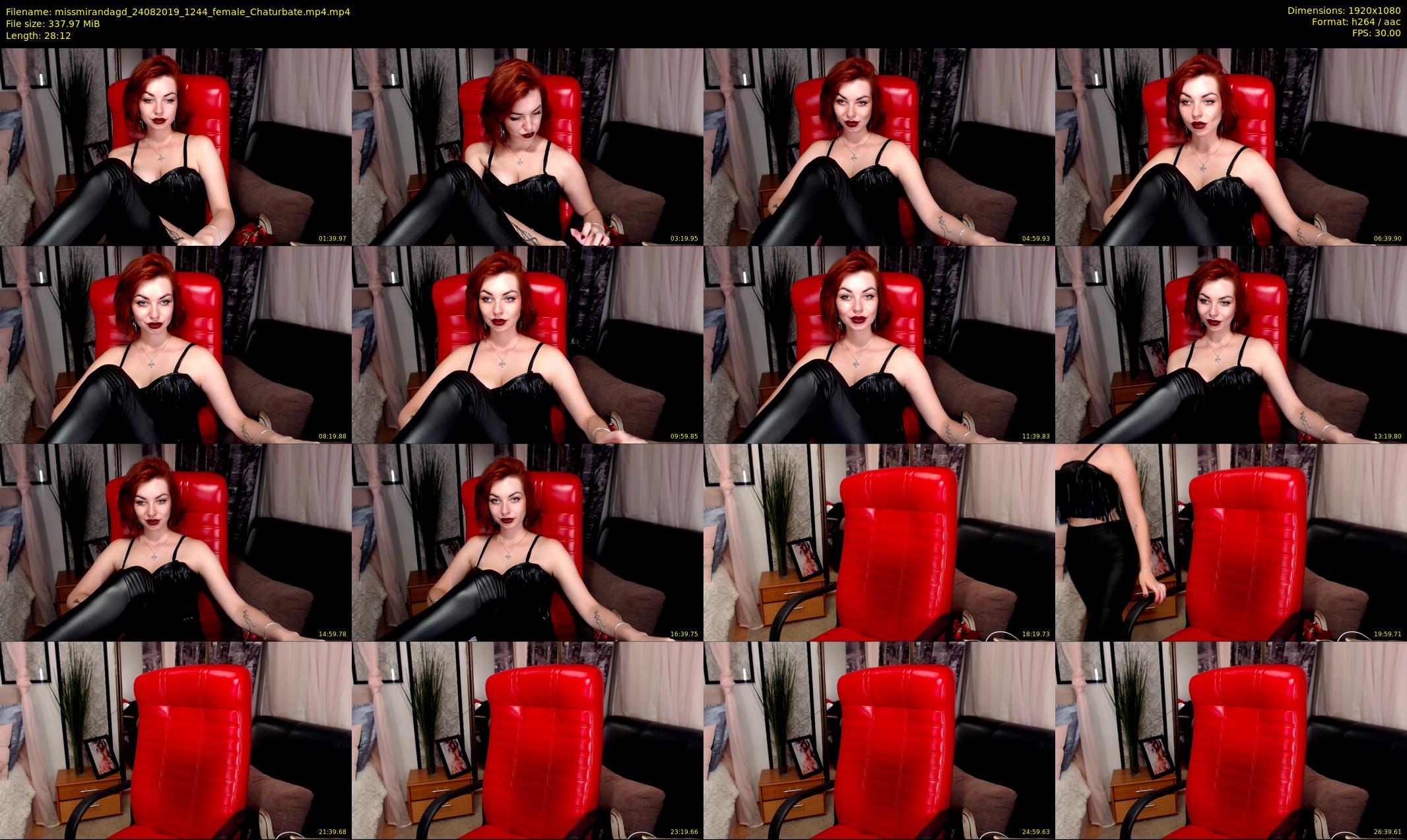 missmirandagd — 29 minute Chaturbate female cam show recording, 1080p, Aug 24, 2019