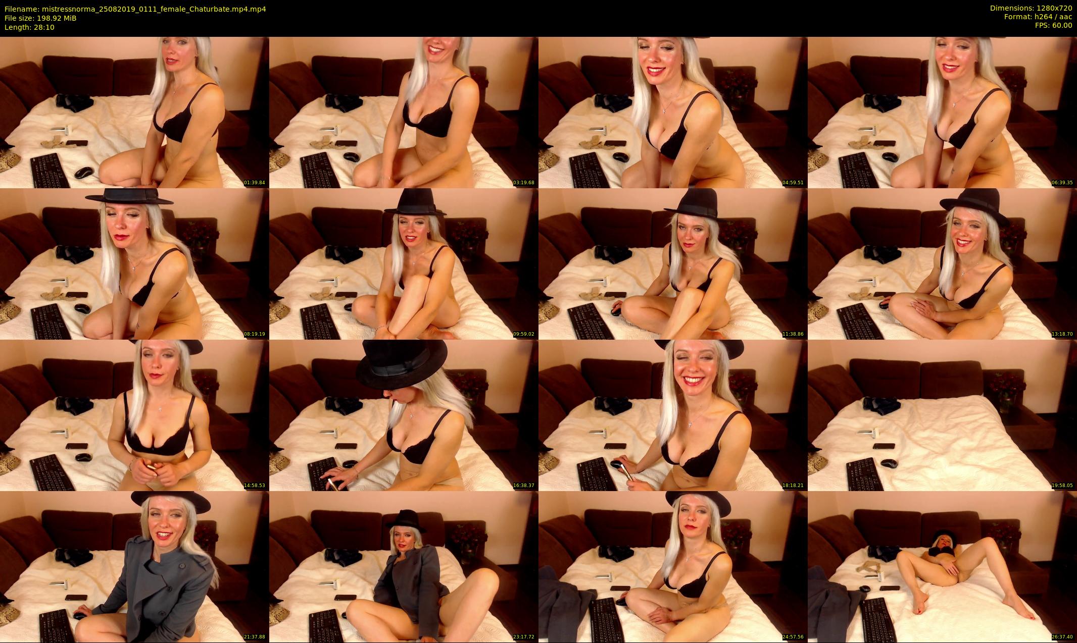 mistressnorma — 29 minute Chaturbate female cam show recording, 720p, Aug 25, 2019