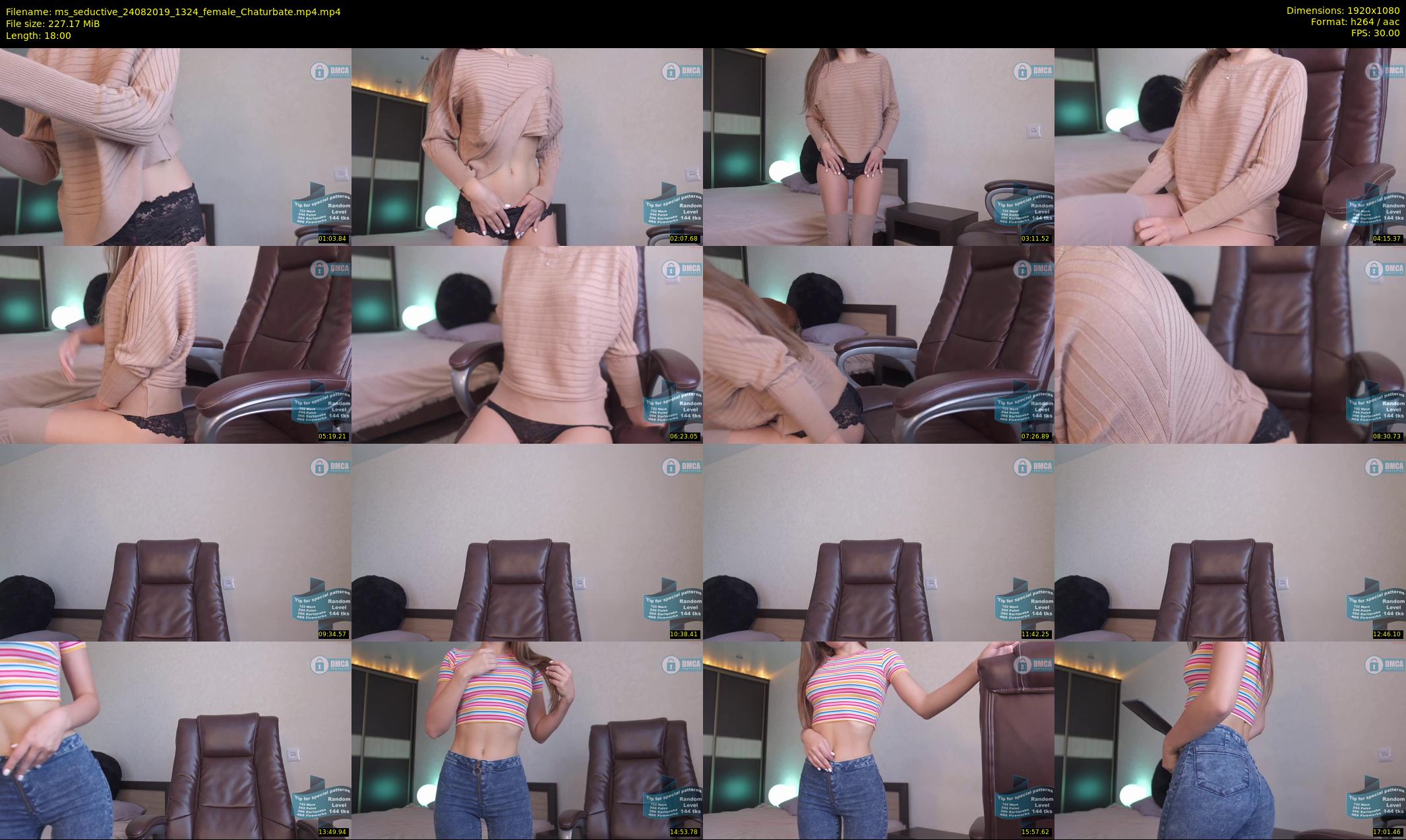 ms_seductive — 18 minute Chaturbate female cam show recording, 1080p, Aug 24, 2019