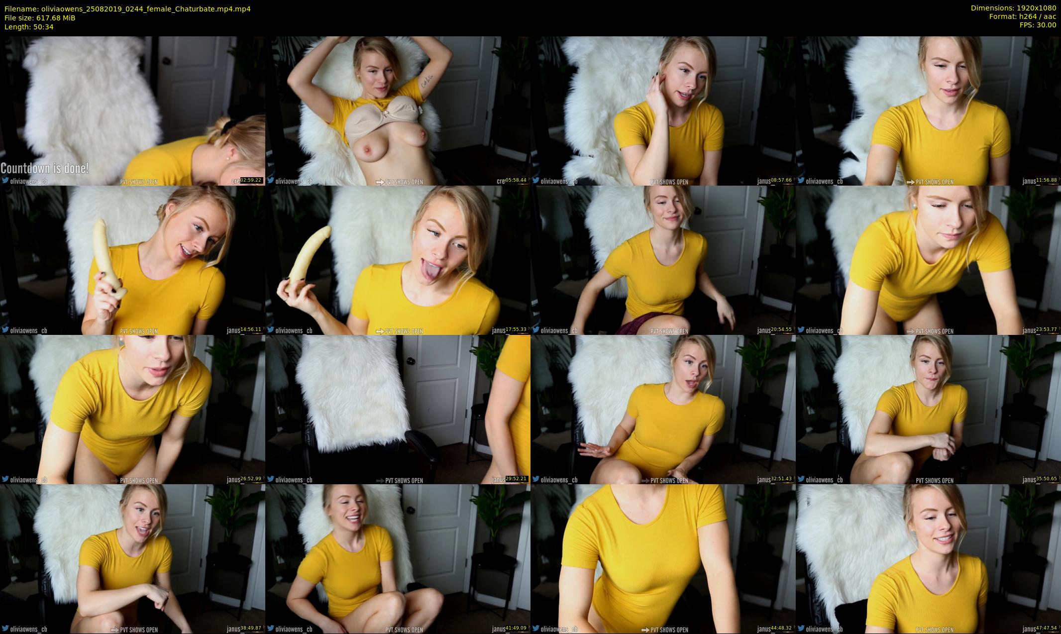 oliviaowens — 51 minute Chaturbate female cam show recording, 1080p, Aug 25, 2019