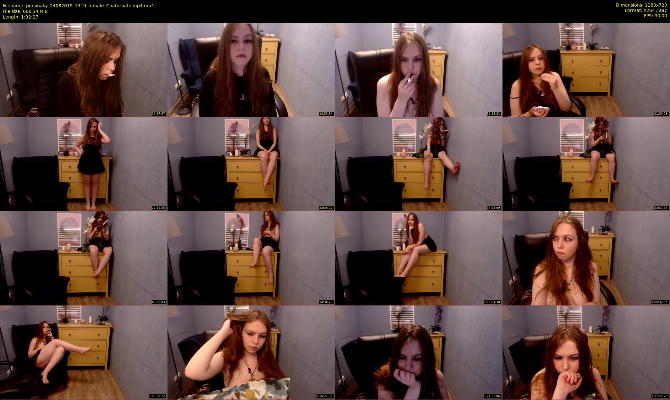 persinaky — 93 minute Chaturbate female cam show recording, 720p, Aug 24, 2019