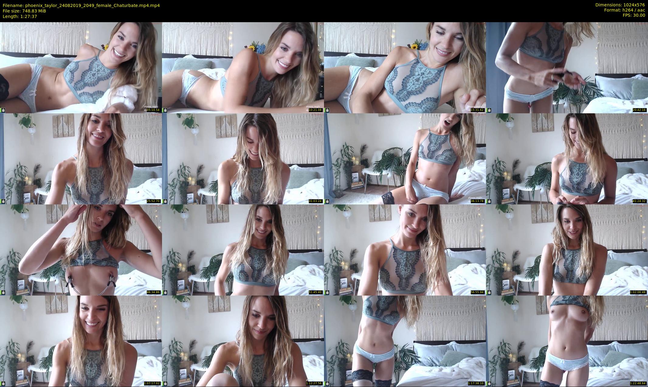 phoenix_taylor — 88 minute Chaturbate female cam show recording, 480p, Aug 24, 2019