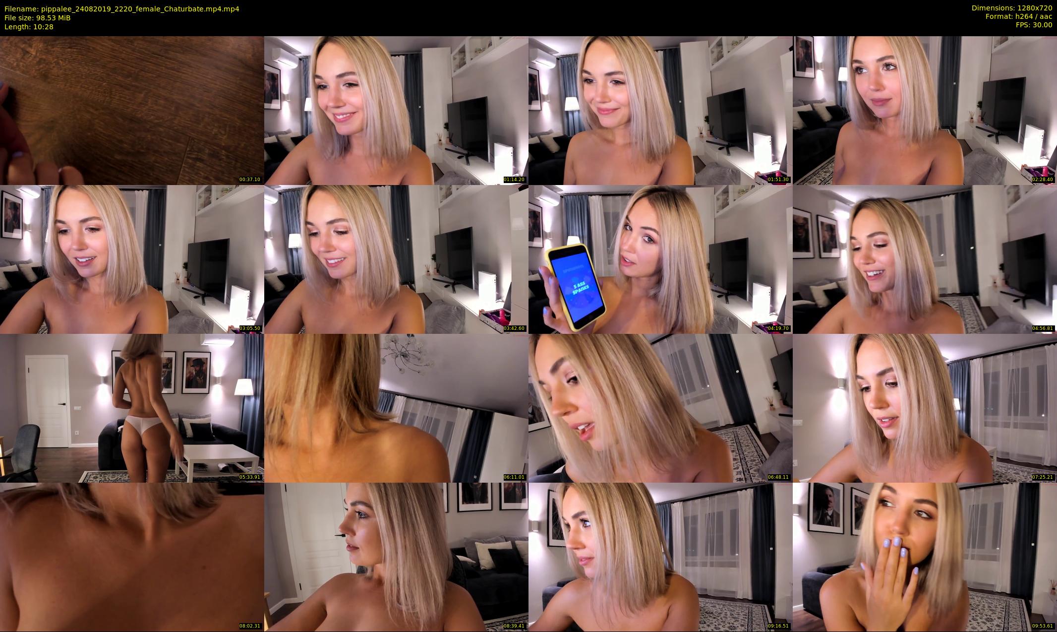 pippalee — 11 minute Chaturbate female cam show recording, 720p, Aug 24, 2019
