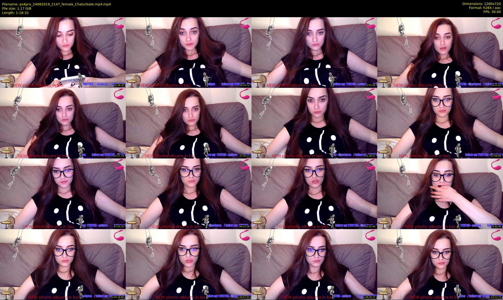 ps4pro — 79 minute Chaturbate female cam show recording, 720p, Aug 24, 2019