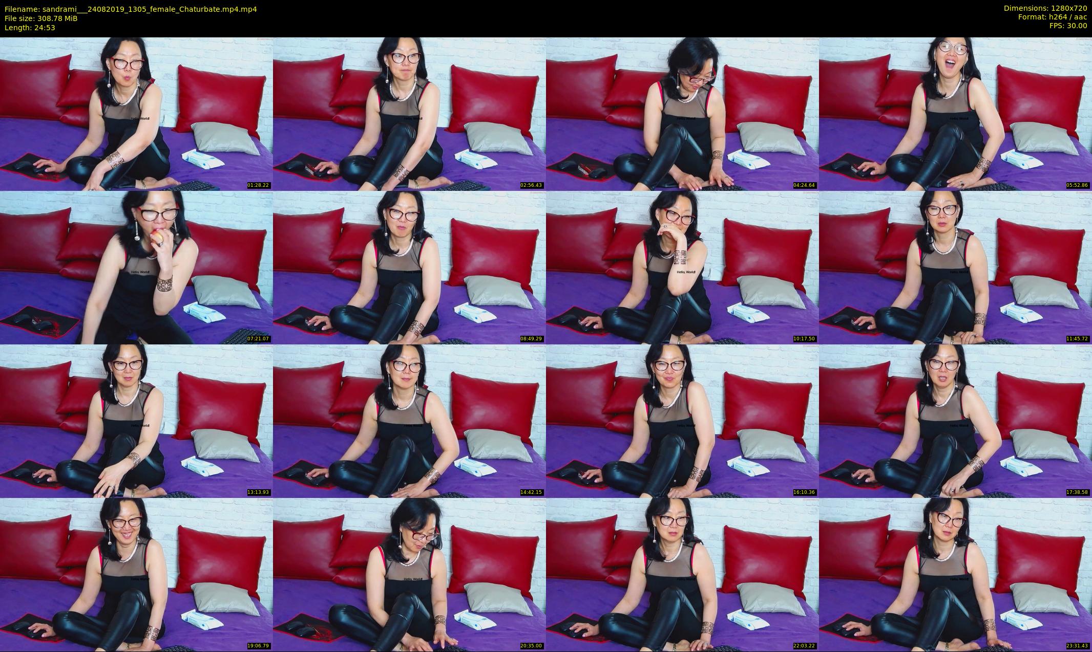 sandrami__ — 25 minute Chaturbate female cam show recording, 720p, Aug 24, 2019