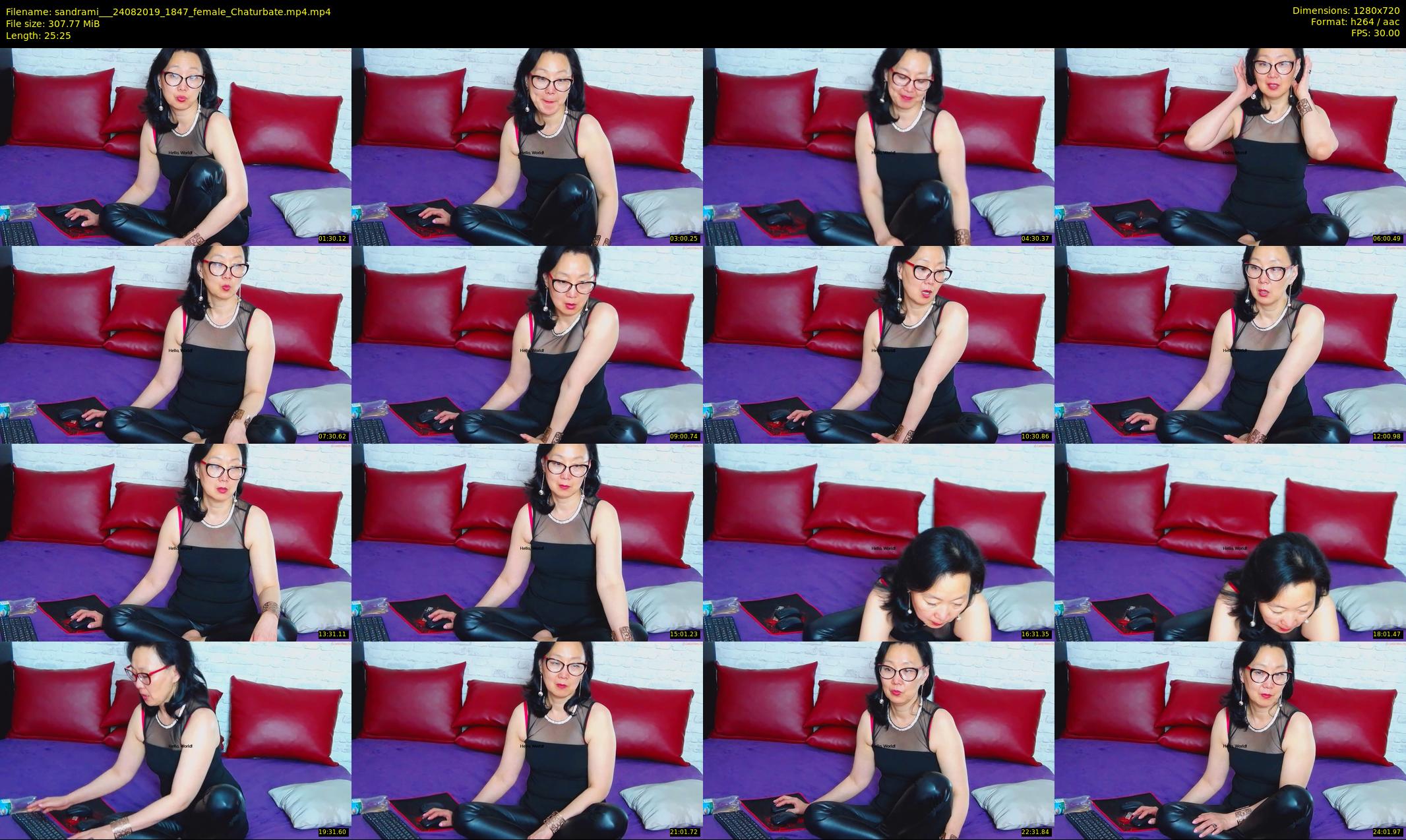 sandrami__ — 26 minute Chaturbate female cam show recording, 720p, Aug 24, 2019
