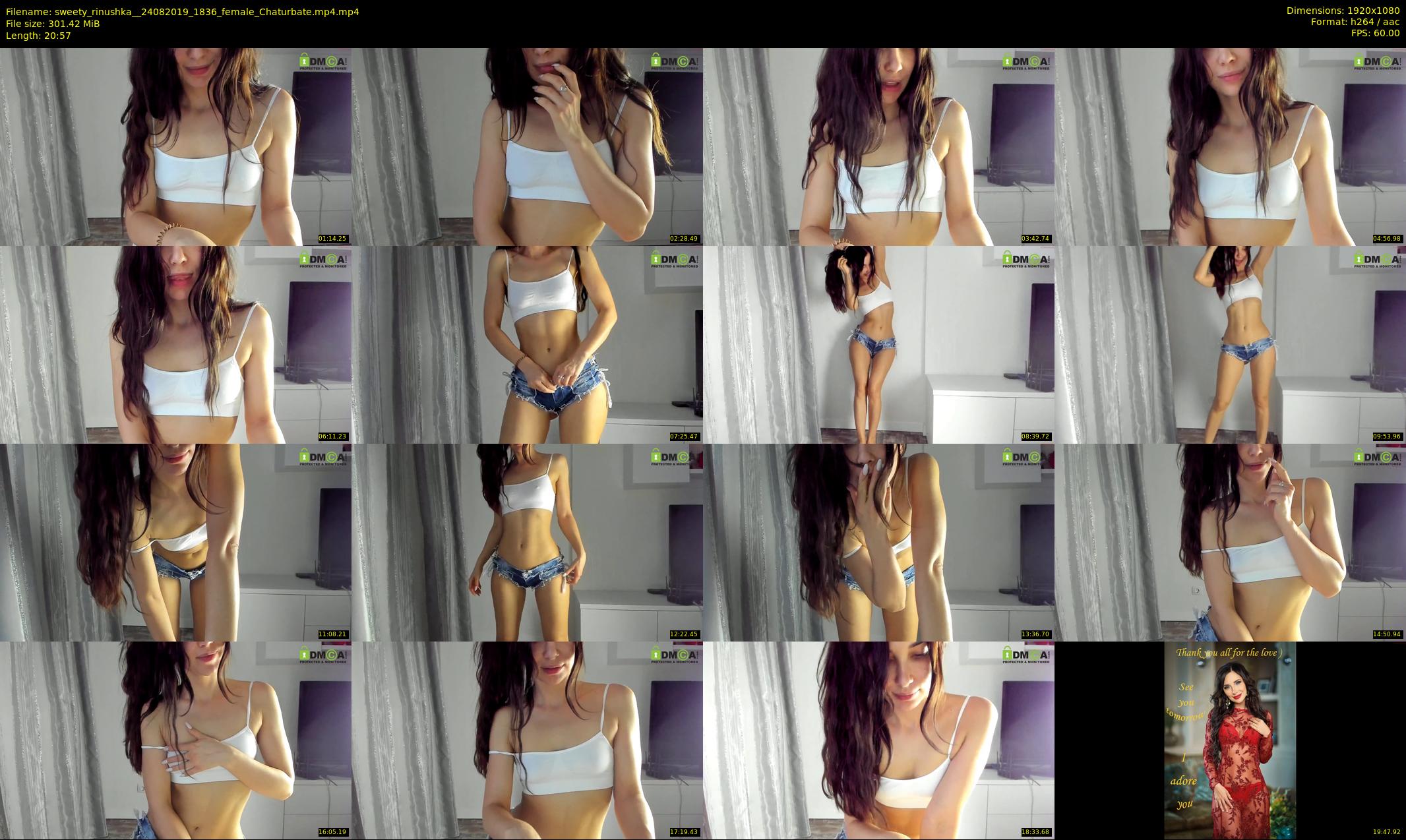 sweety_rinushka_ — 21 minute Chaturbate female cam show recording, 1080p, Aug 24, 2019