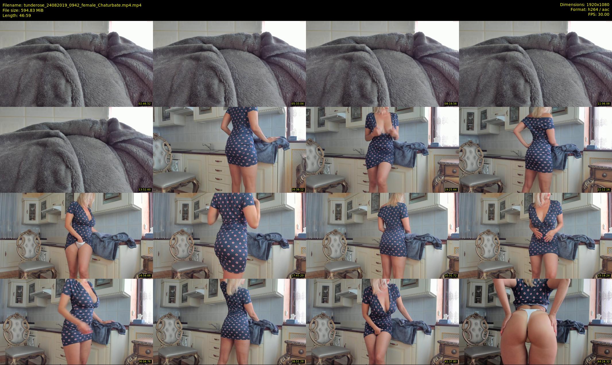 tunderose — 47 minute Chaturbate female cam show recording, 1080p, Aug 24, 2019