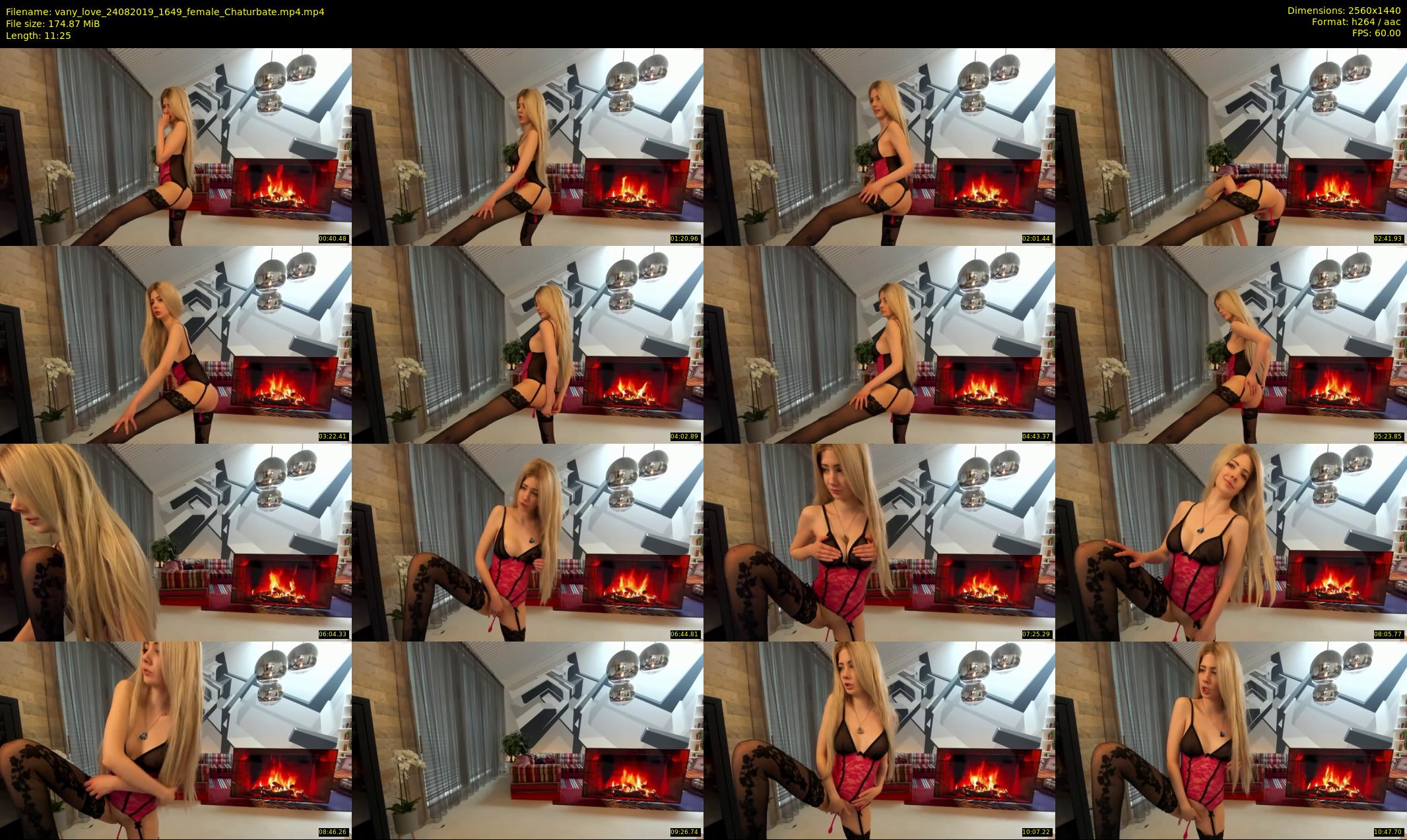 vany_love — 12 minute Chaturbate female cam show recording, 1080p, Aug 24, 2019
