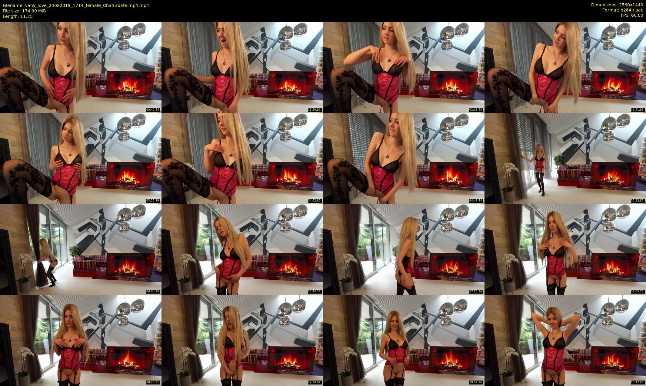 vany_love — 12 minute Chaturbate female cam show recording, 1080p, Aug 24, 2019