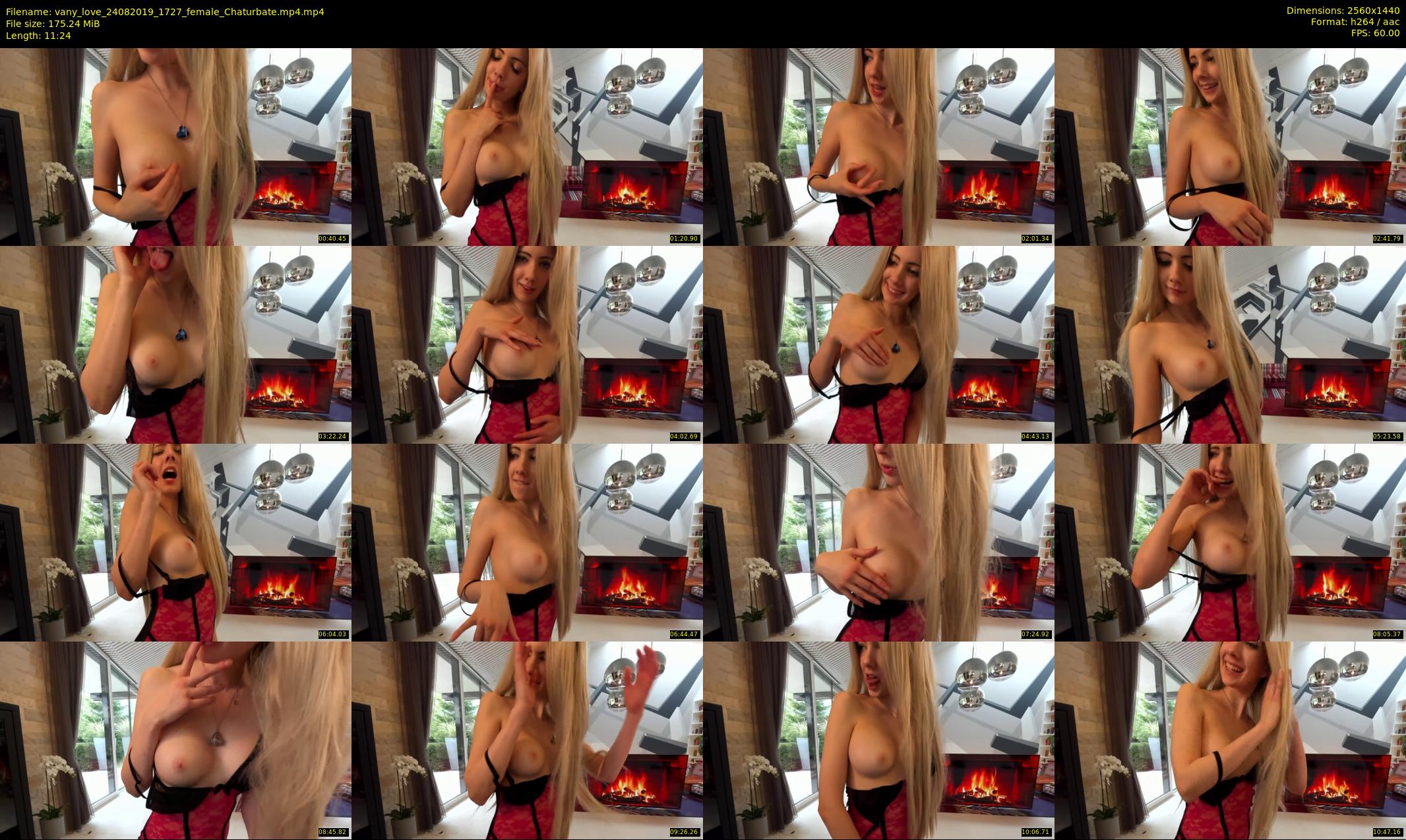 vany_love — 12 minute Chaturbate female cam show recording, 1080p, Aug 24, 2019
