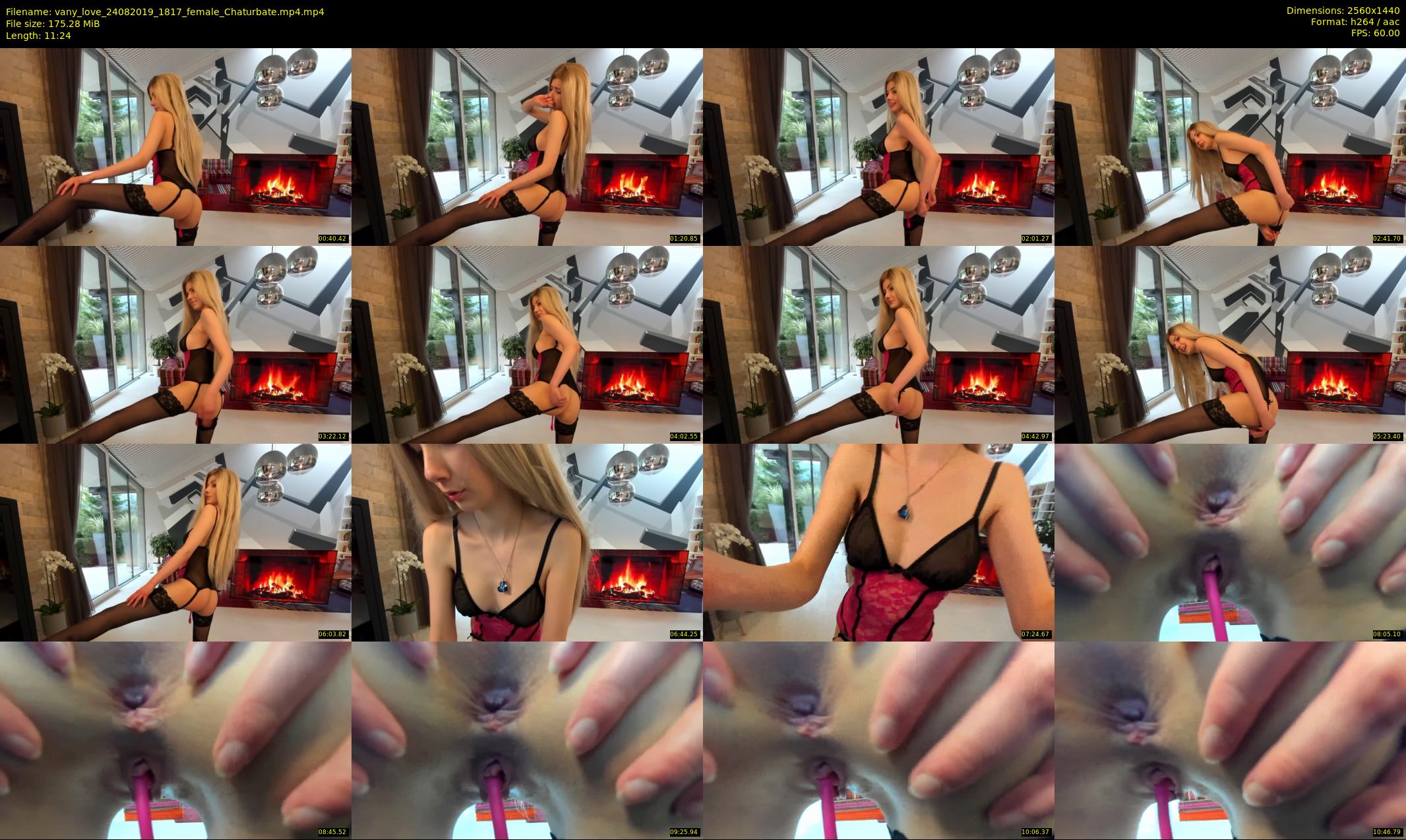 vany_love — 12 minute Chaturbate female cam show recording, 1080p, Aug 24, 2019