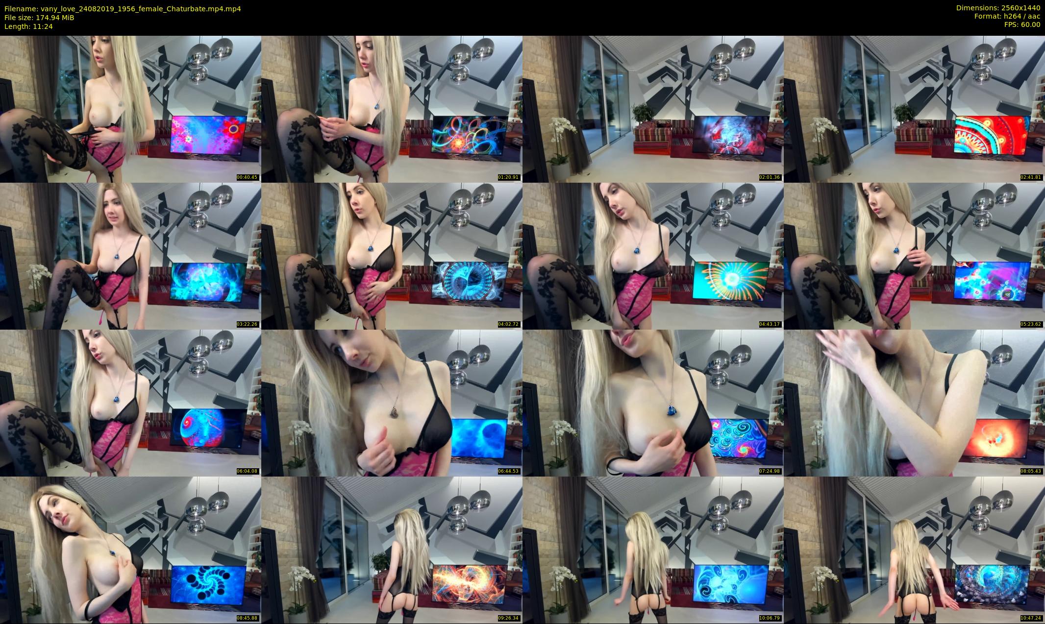 vany_love — 12 minute Chaturbate female cam show recording, 1080p, Aug 24, 2019