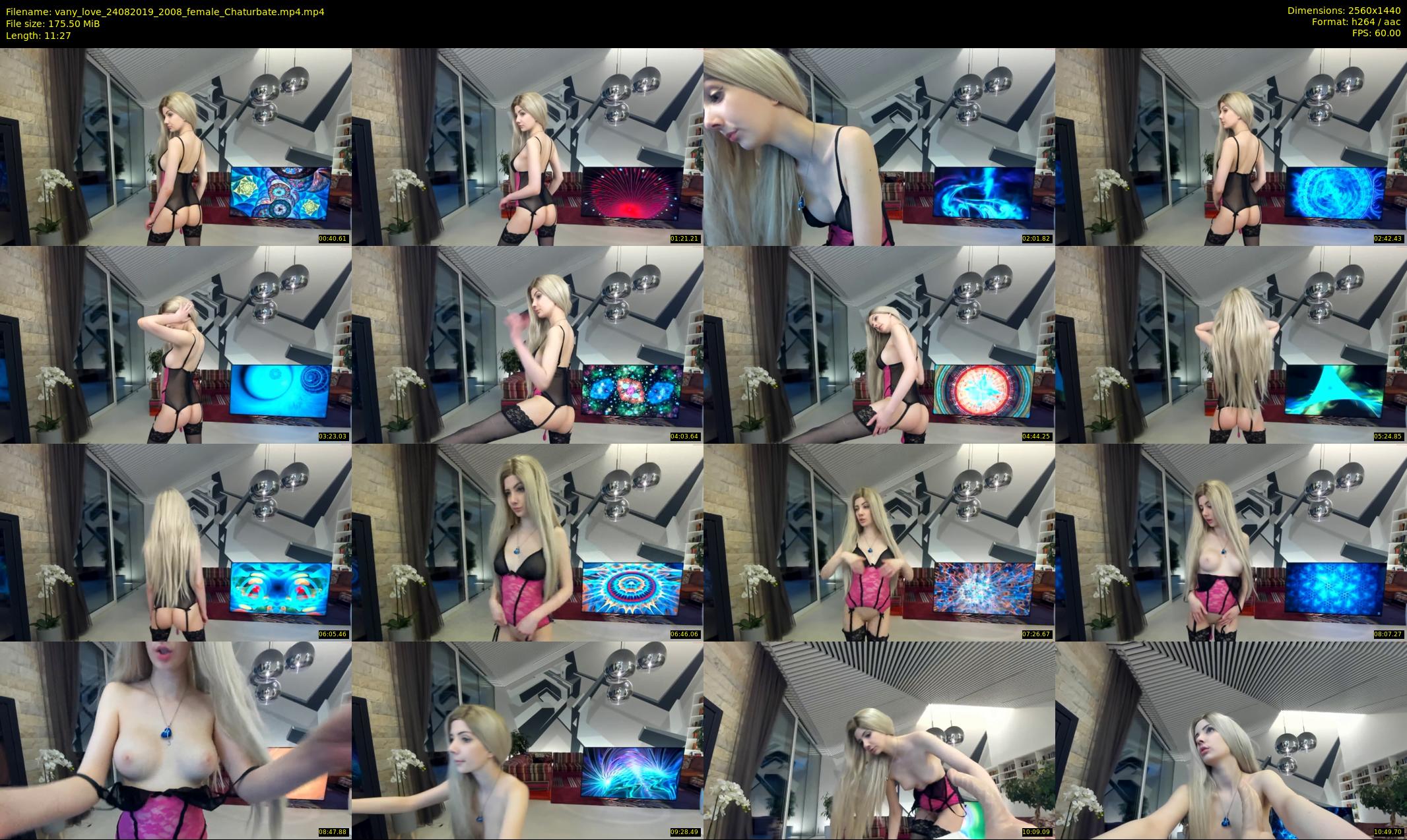 vany_love — 12 minute Chaturbate female cam show recording, 1080p, Aug 24, 2019