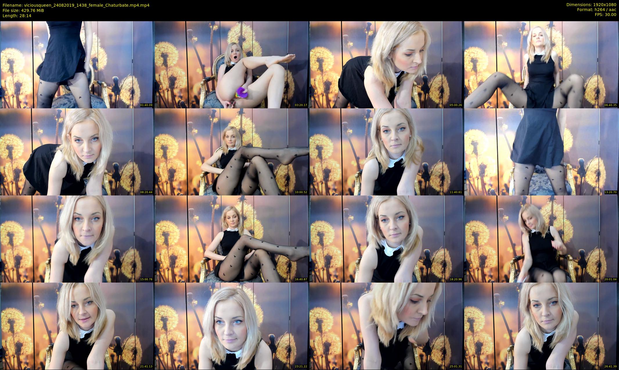 viciousqueen — 29 minute Chaturbate female cam show recording, 1080p, Aug 24, 2019