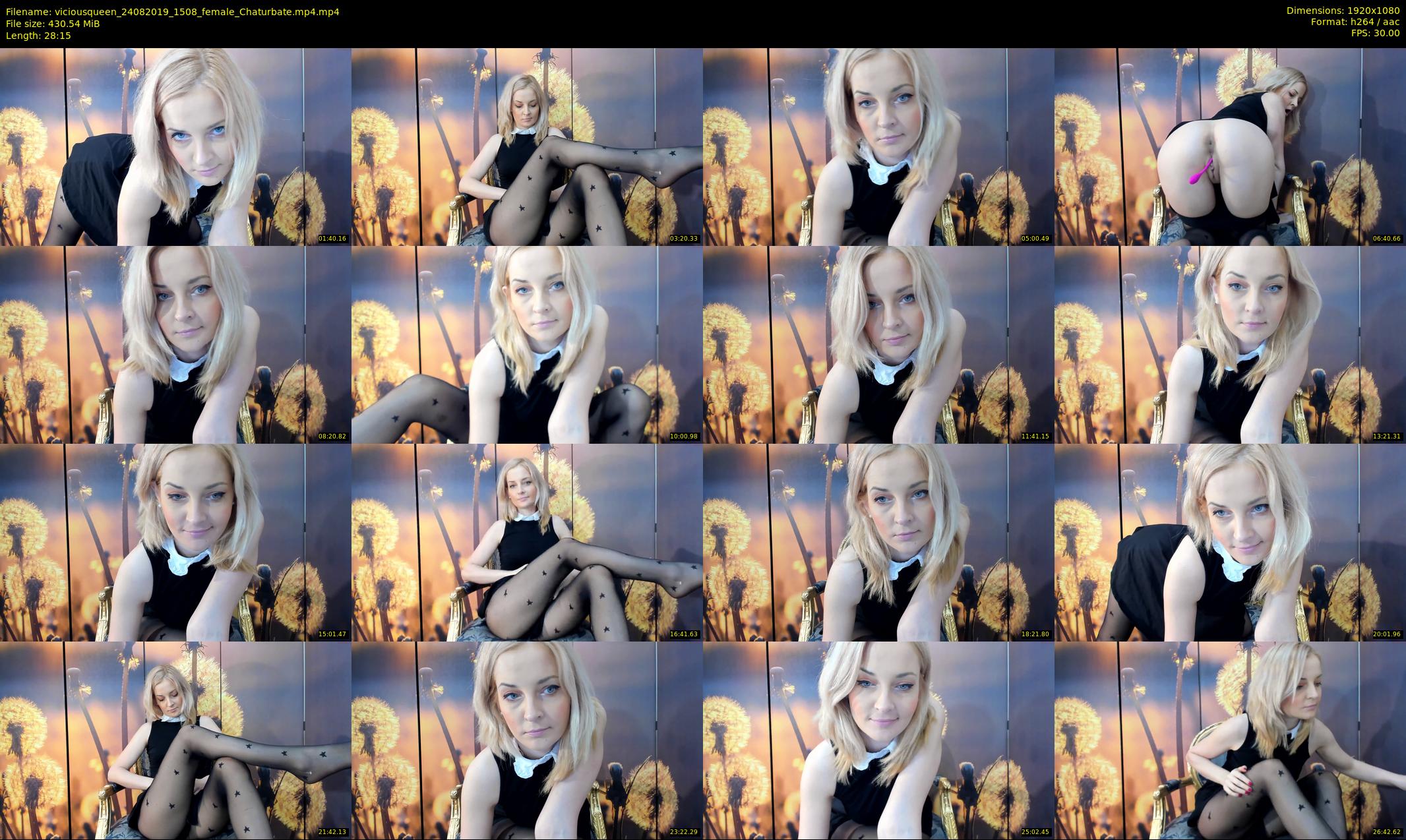 viciousqueen — 29 minute Chaturbate female cam show recording, 1080p, Aug 24, 2019