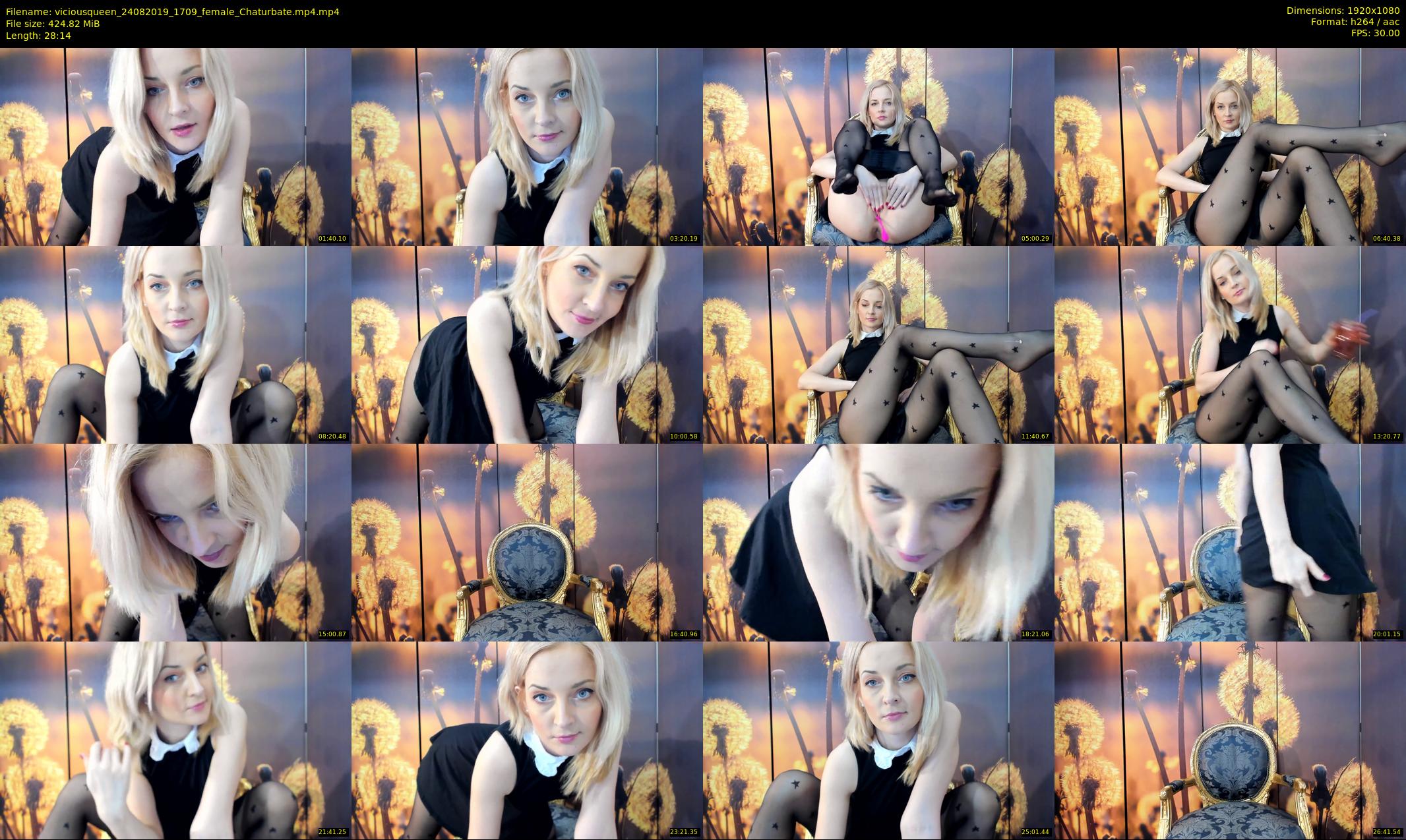 viciousqueen — 29 minute Chaturbate female cam show recording, 1080p, Aug 24, 2019