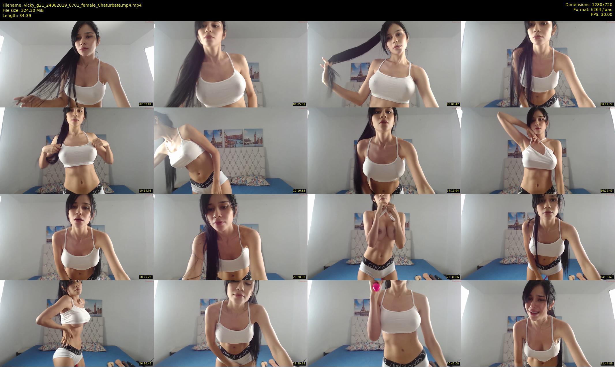 vicky_g21 — 35 minute Chaturbate female cam show recording, 720p, Aug 24, 2019