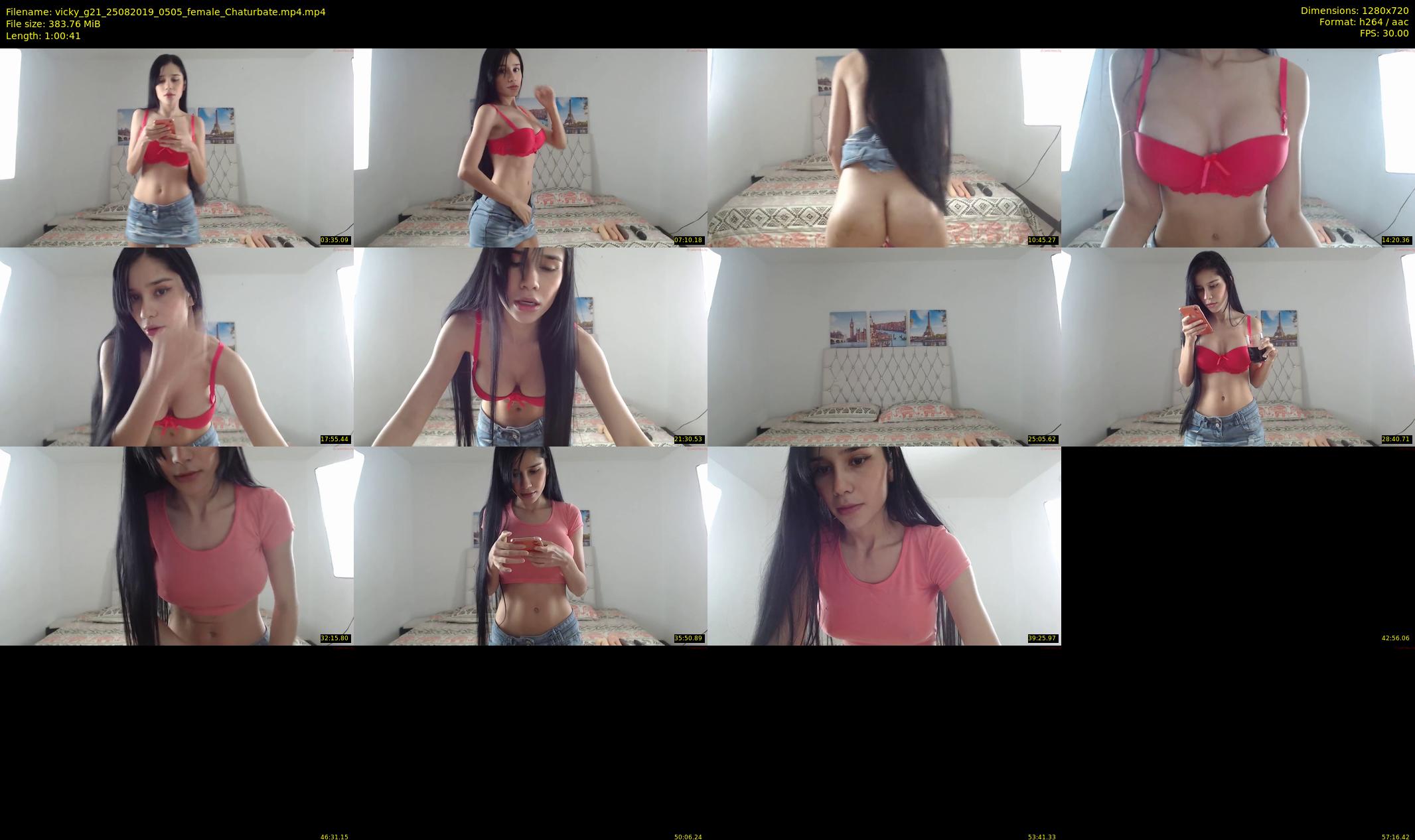 vicky_g21 — 61 minute Chaturbate female cam show recording, 720p, Aug 25, 2019
