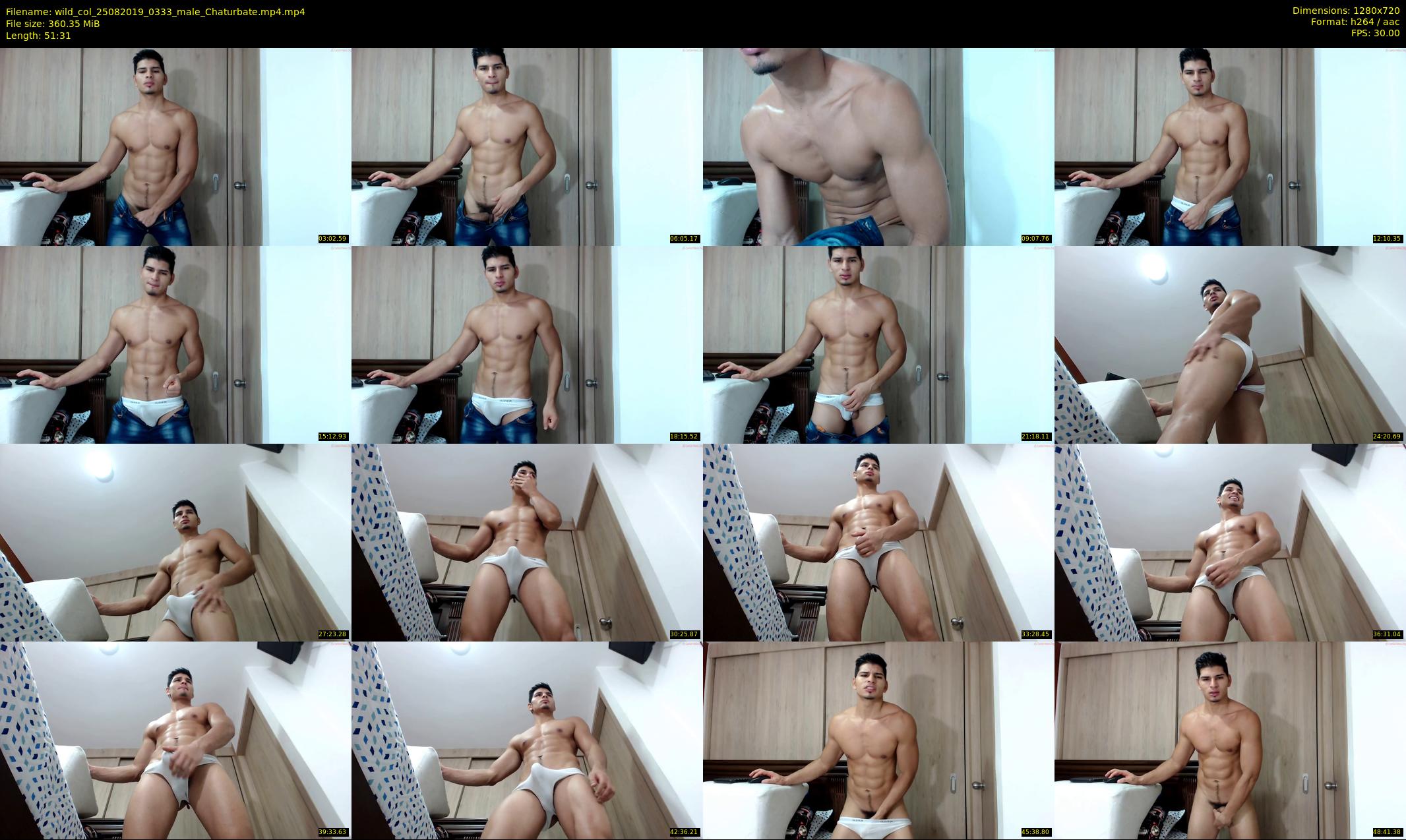 wild_col — 52 minute Chaturbate male cam show recording, 720p, Aug 25, 2019