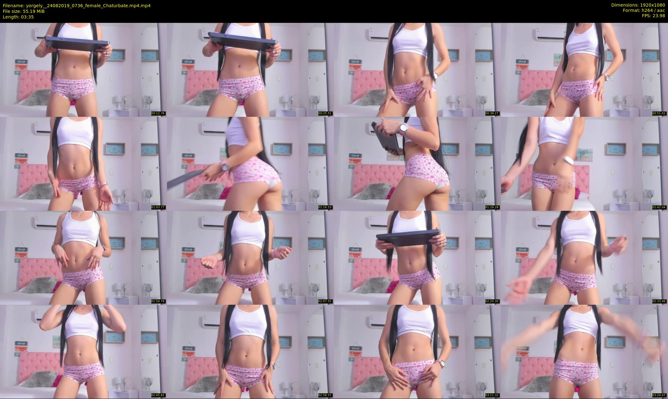 yorgely_ — 4 minute Chaturbate female cam show recording, 1080p, Aug 24, 2019