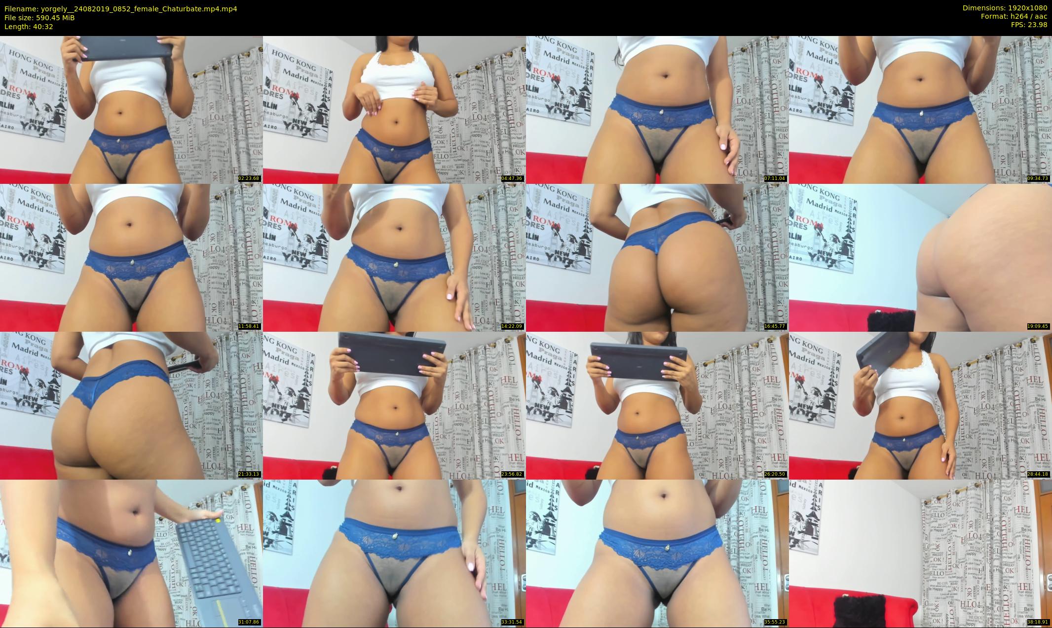 yorgely_ — 41 minute Chaturbate female cam show recording, 1080p, Aug 24, 2019