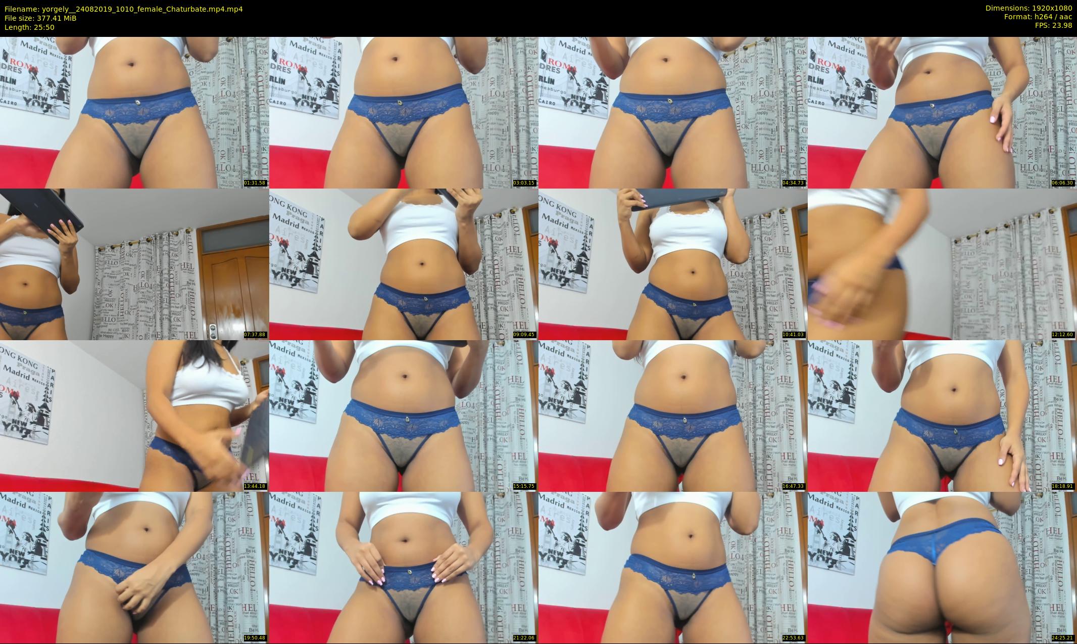 yorgely_ — 26 minute Chaturbate female cam show recording, 1080p, Aug 24, 2019