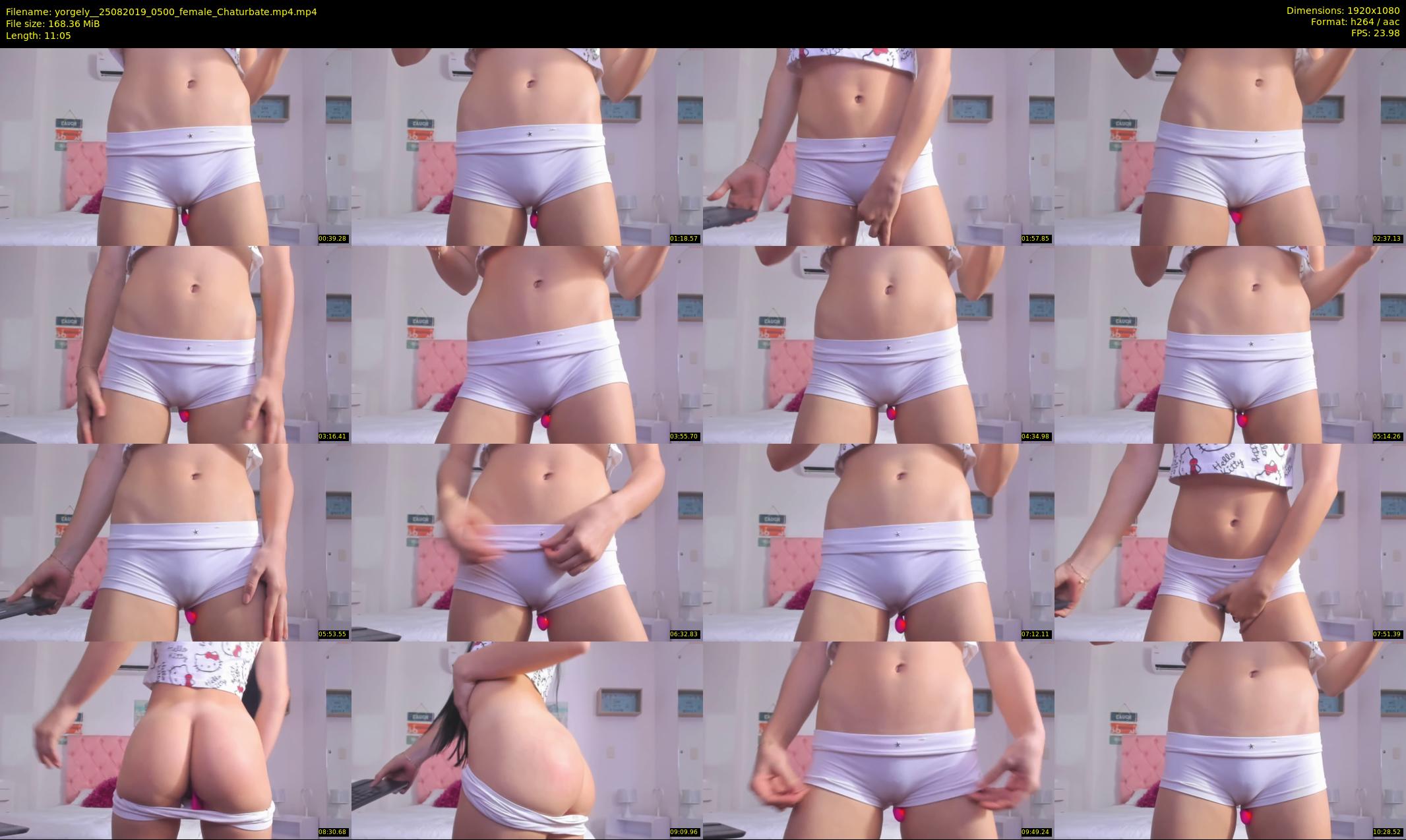yorgely_ — 12 minute Chaturbate female cam show recording, 1080p, Aug 25, 2019