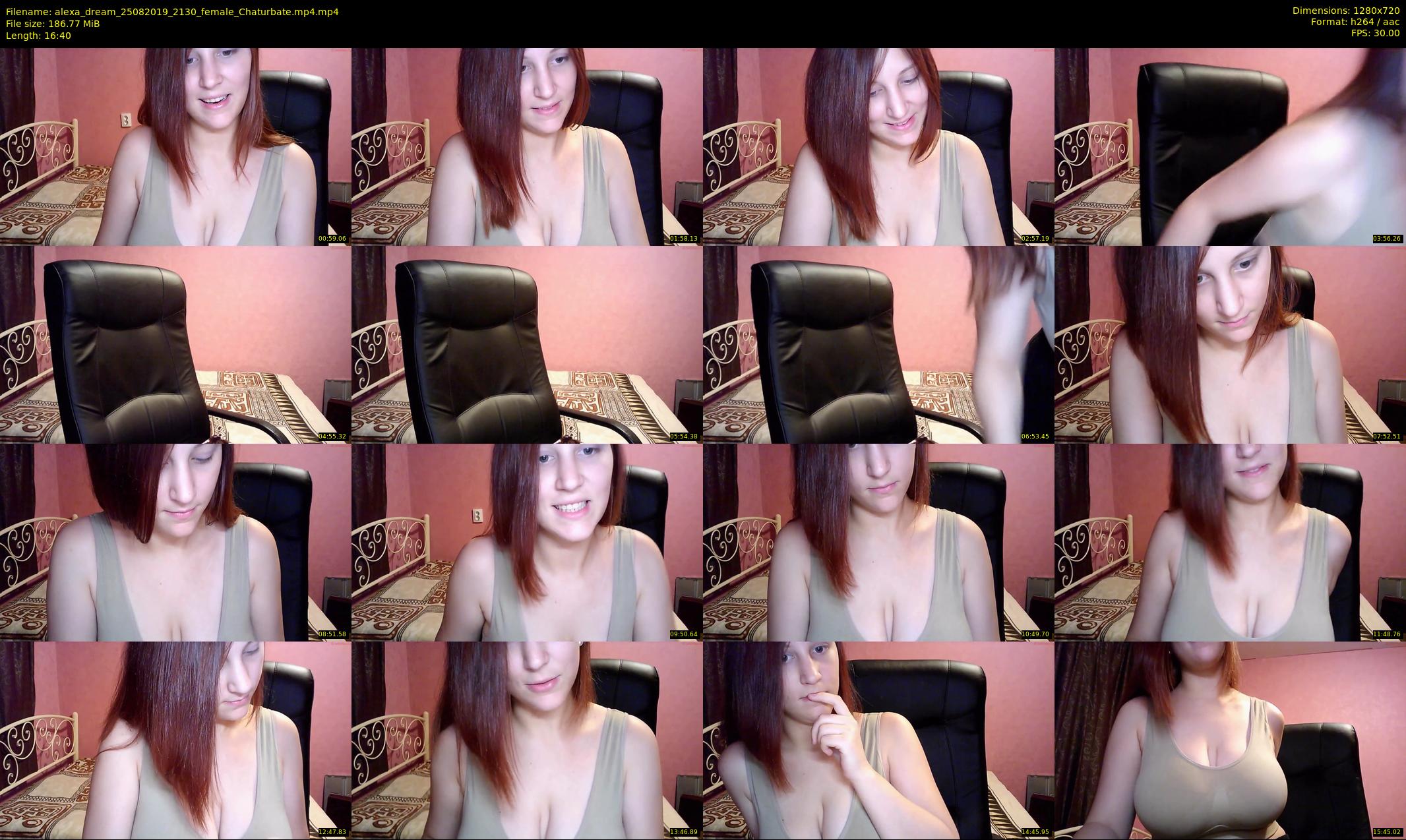 alexa_dream — 17 minute Chaturbate female cam show recording, 720p, Aug 25, 2019