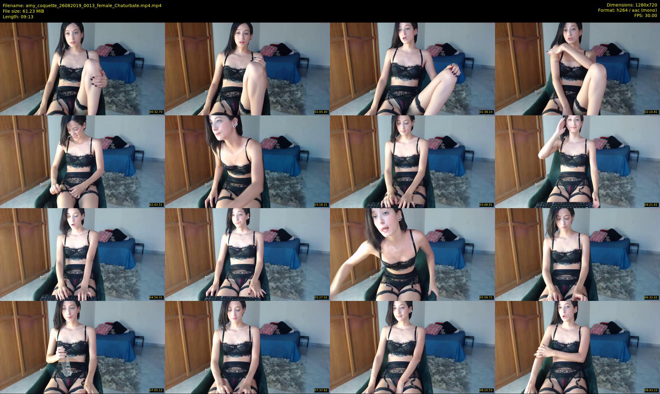 amy_coquette — 10 minute Chaturbate female cam show recording, 720p, Aug 26, 2019