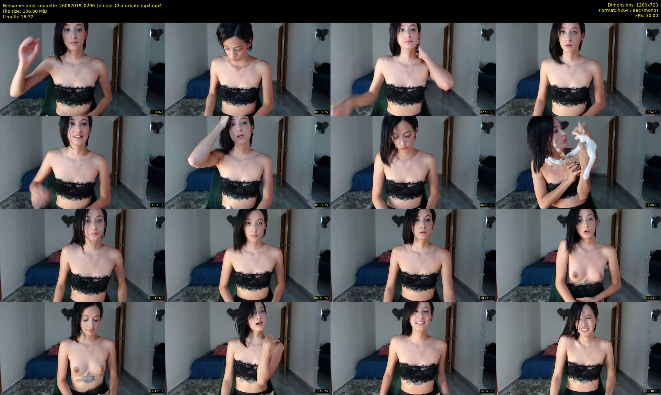 amy_coquette — 17 minute Chaturbate female cam show recording, 720p, Aug 26, 2019