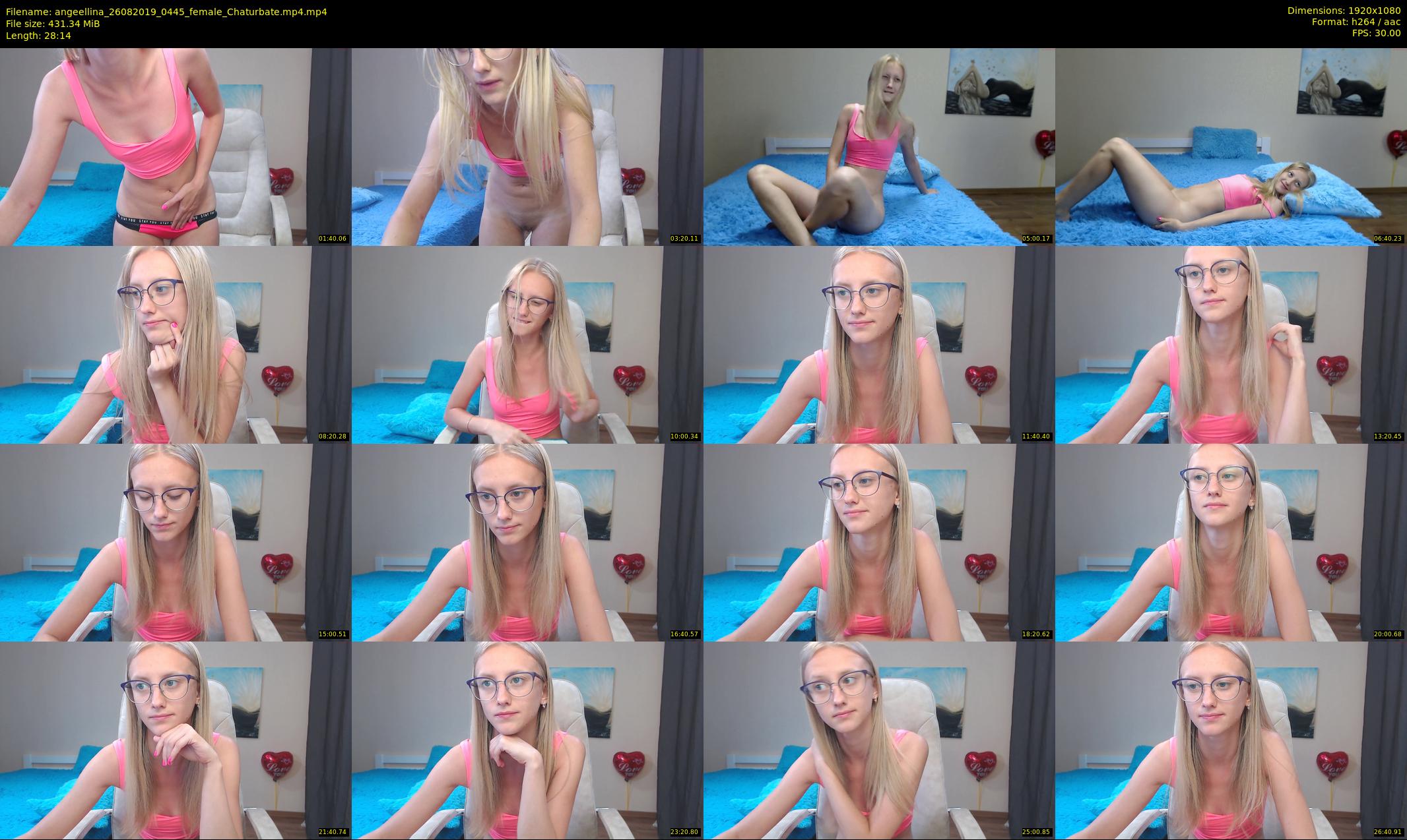 angeellina — 29 minute Chaturbate female cam show recording, 1080p, Aug 26, 2019