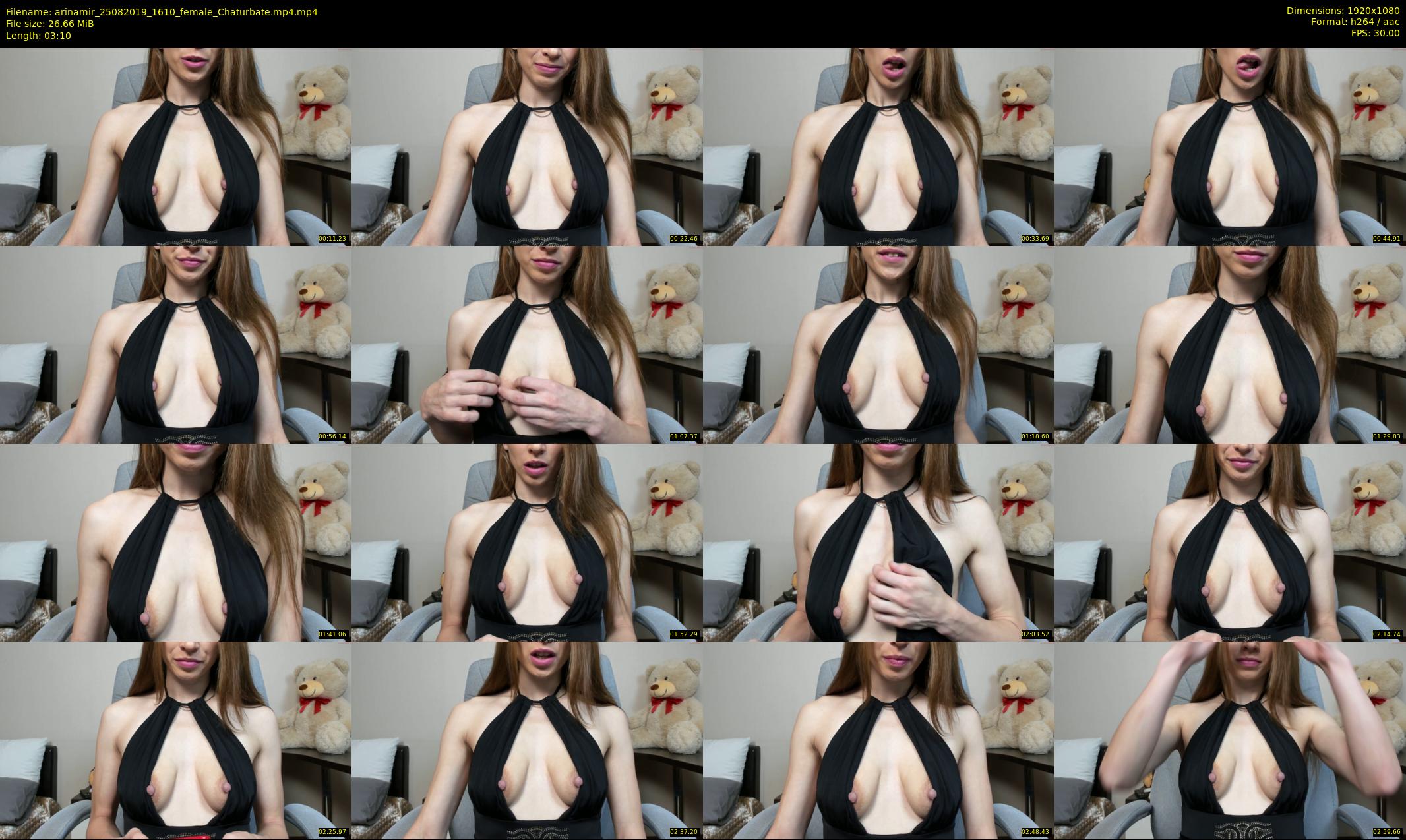arinamir — 4 minute Chaturbate female cam show recording, 1080p, Aug 25, 2019