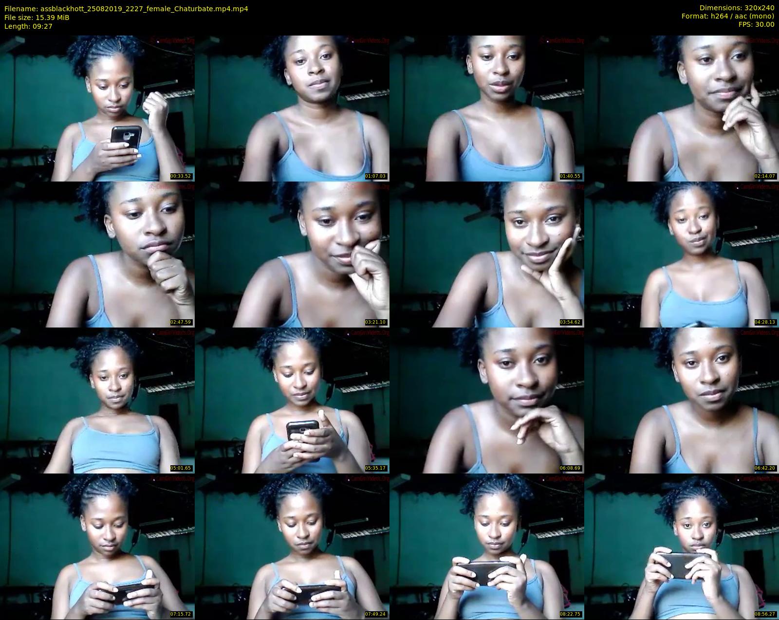 assblackhott — 10 minute Chaturbate female cam show recording, SD, Aug 25, 2019