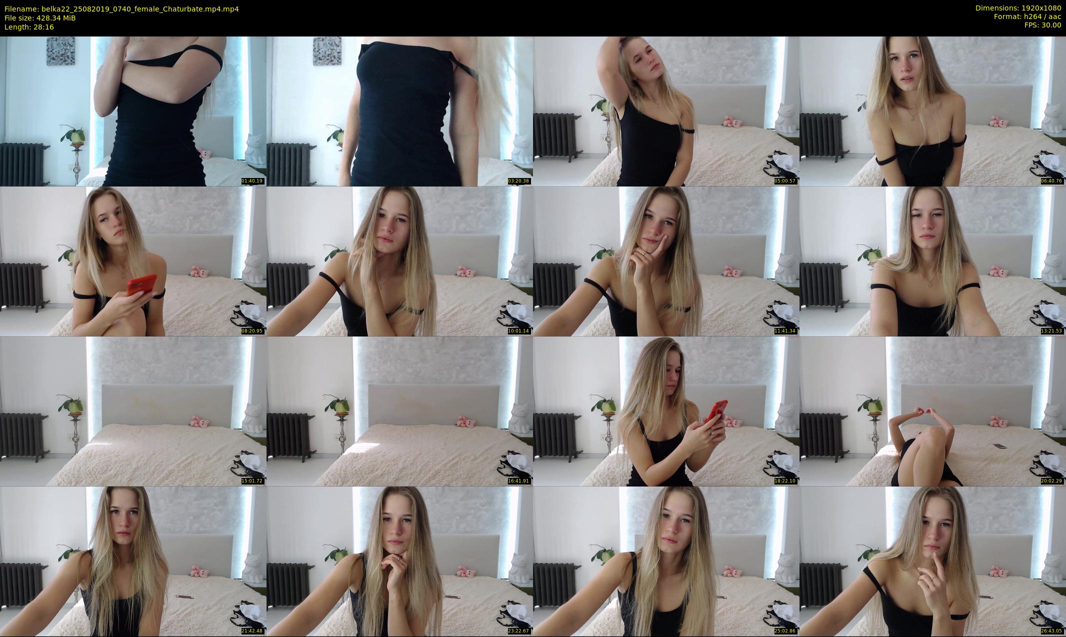 belka22 — 29 minute Chaturbate female cam show recording, 1080p, Aug 25, 2019