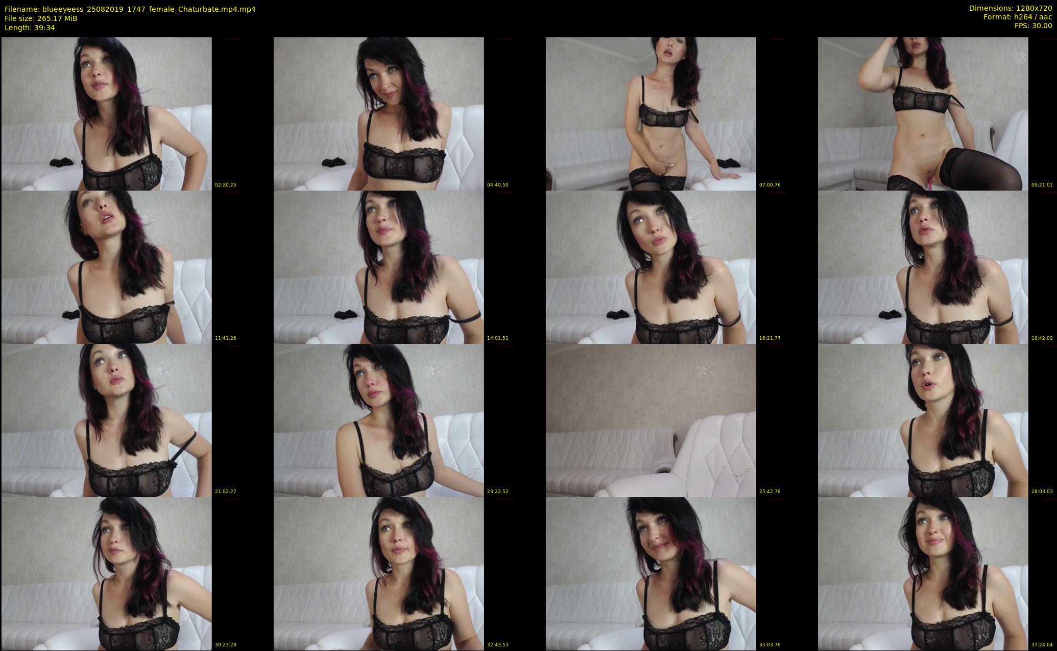 blueeyeess — 40 minute Chaturbate female cam show recording, 720p, Aug 25, 2019