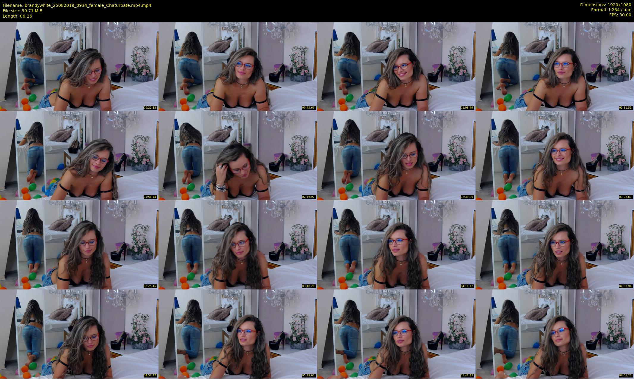 brandywhite — 7 minute Chaturbate female cam show recording, 1080p, Aug 25, 2019