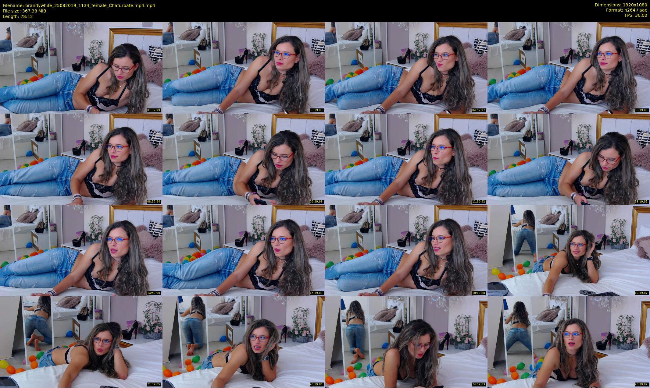 brandywhite — 29 minute Chaturbate female cam show recording, 1080p, Aug 25, 2019