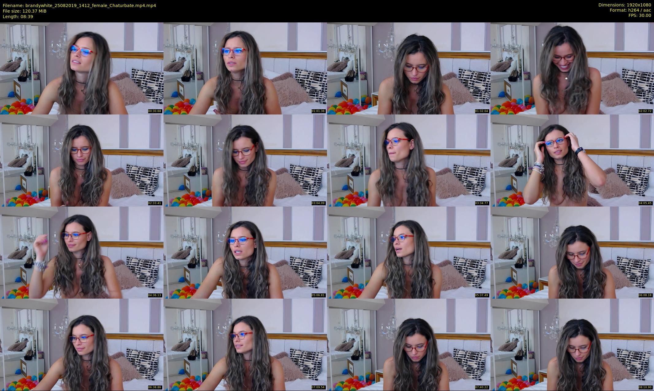brandywhite — 9 minute Chaturbate female cam show recording, 1080p, Aug 25, 2019