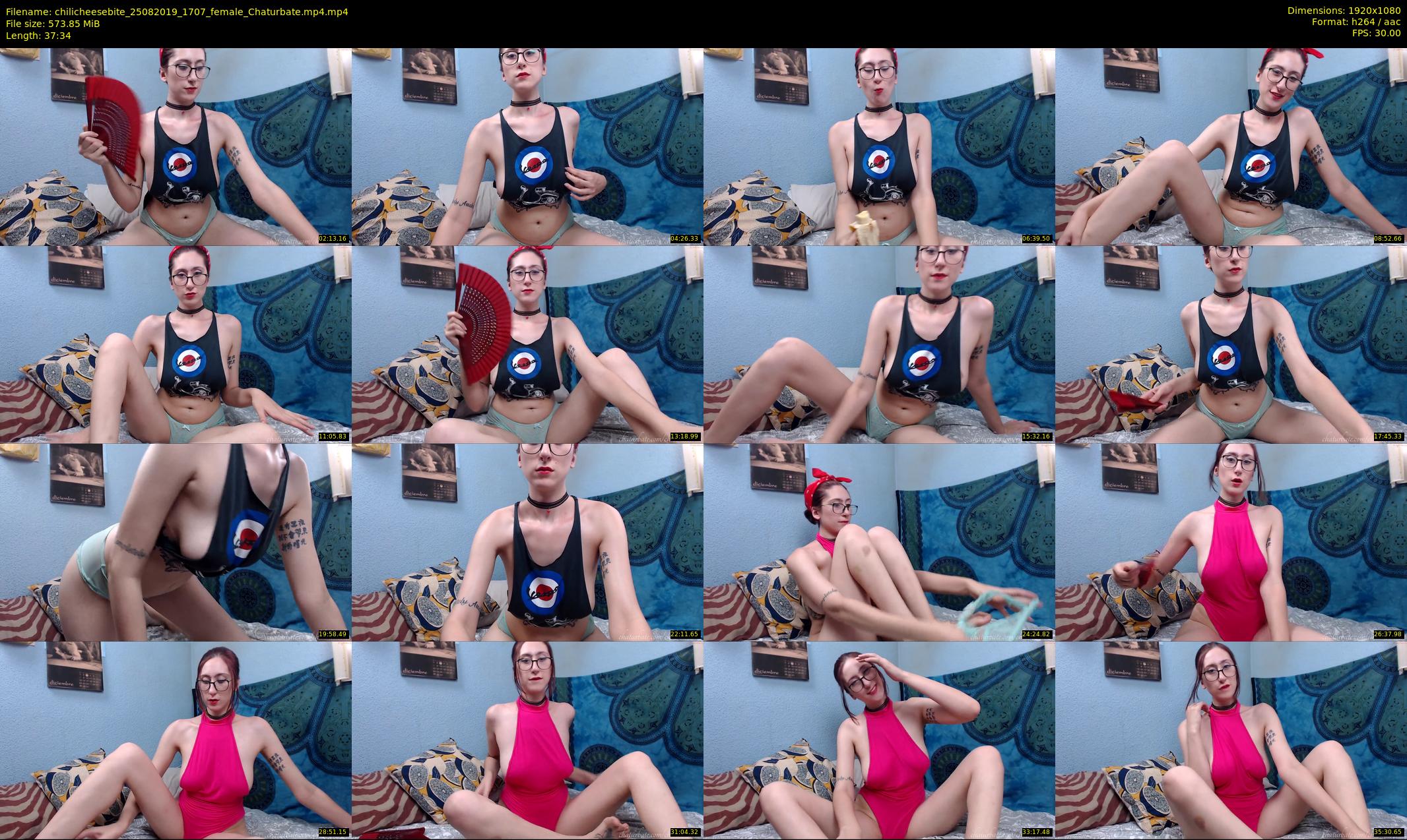 chilicheesebite — 38 minute Chaturbate female cam show recording, 1080p, Aug 25, 2019