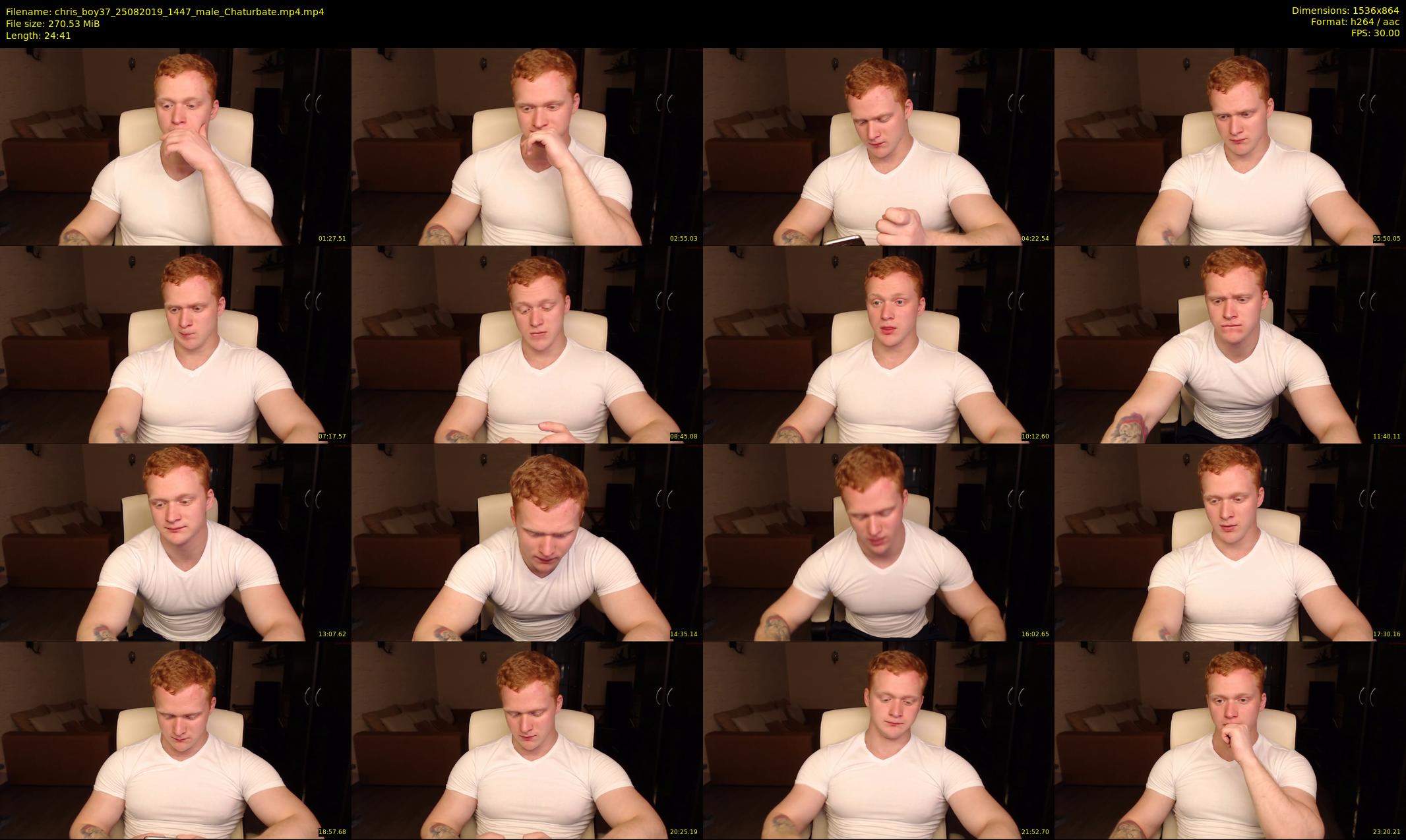 chris_boy37 — 25 minute Chaturbate male cam show recording, 720p, Aug 25, 2019